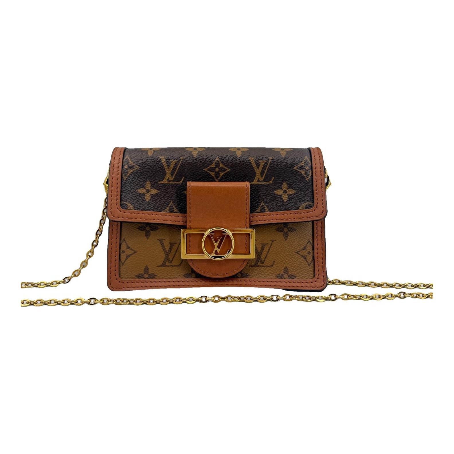 Dauphine leather handbag