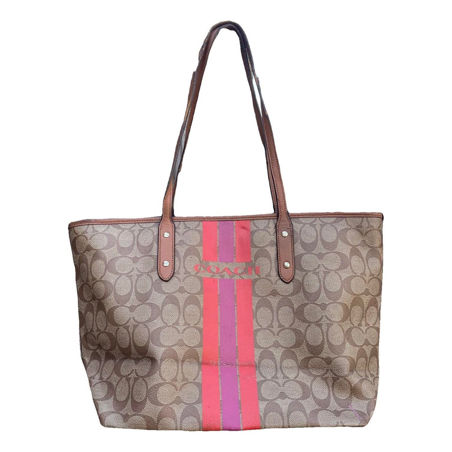Leather tote
