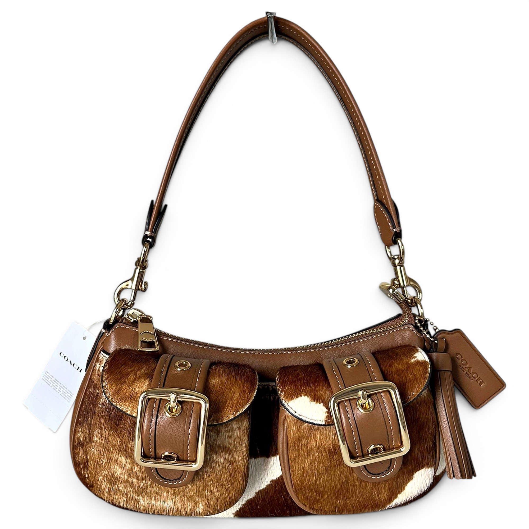 Pony-style calfskin handbag