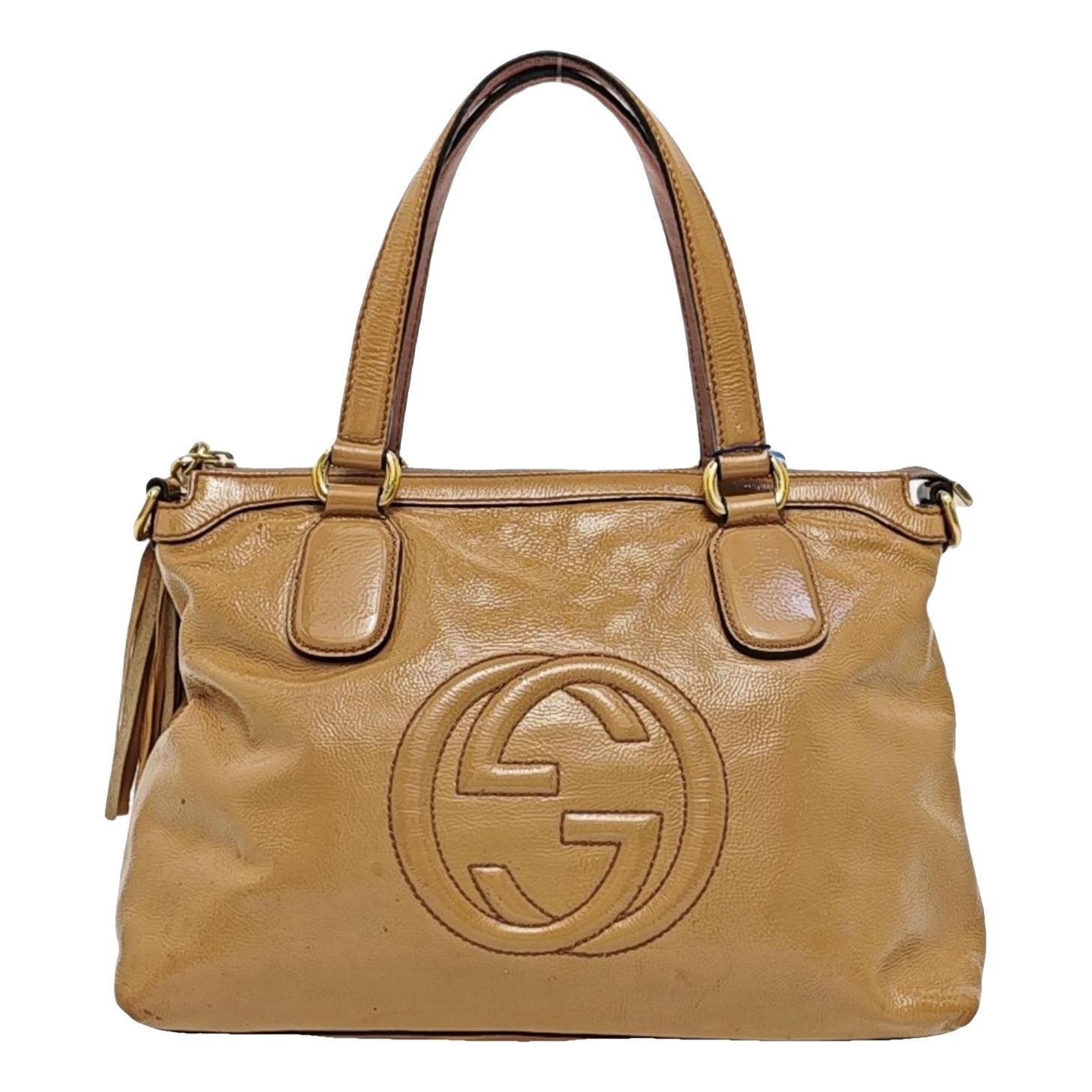 Soho patent leather handbag
