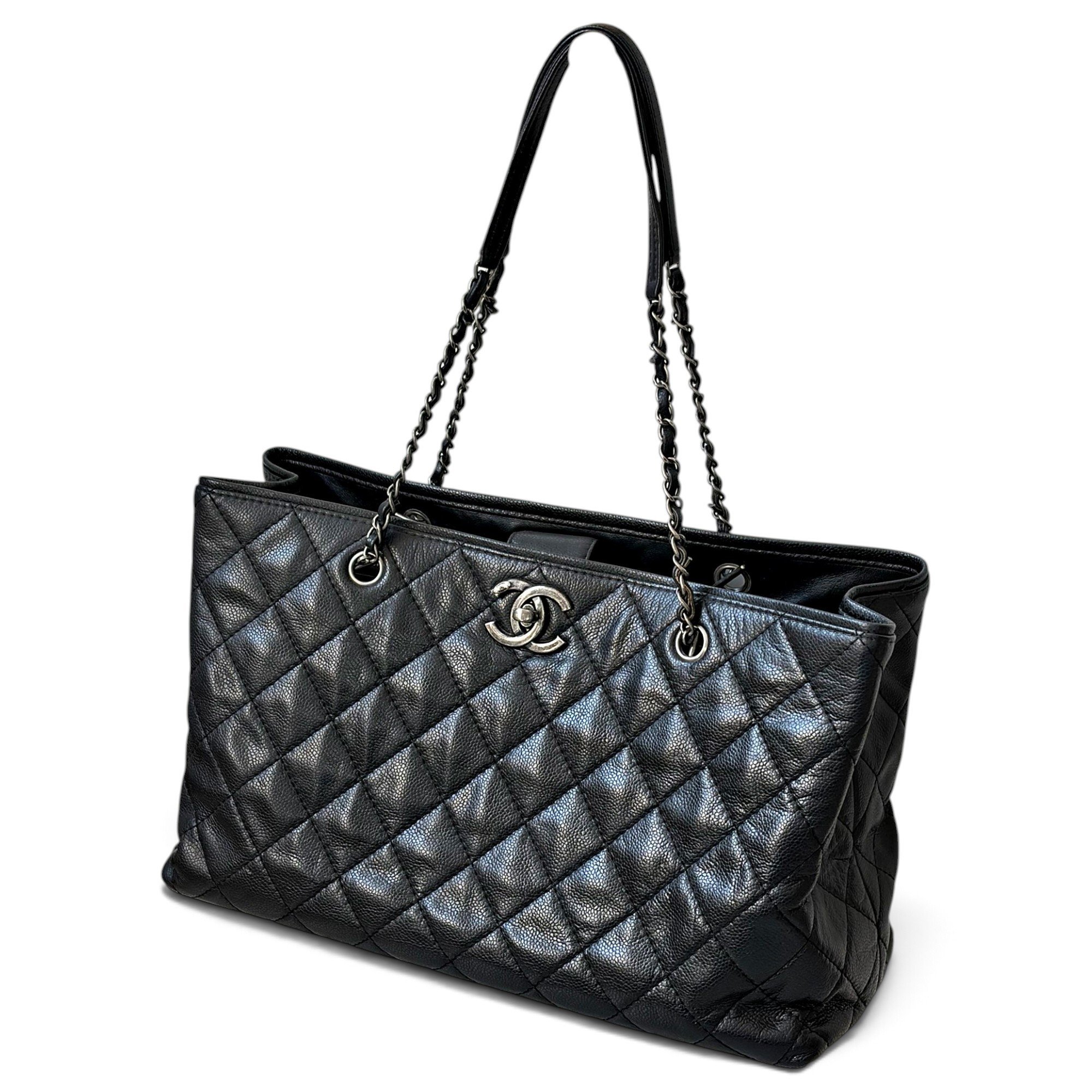 Leather tote