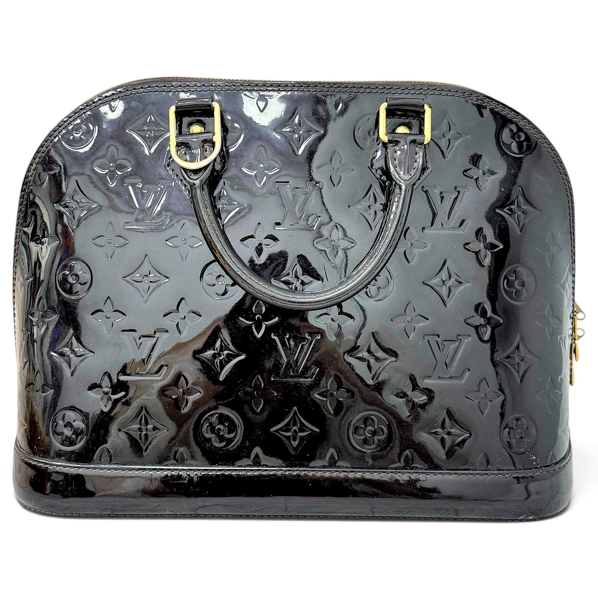 Alma patent leather handbag