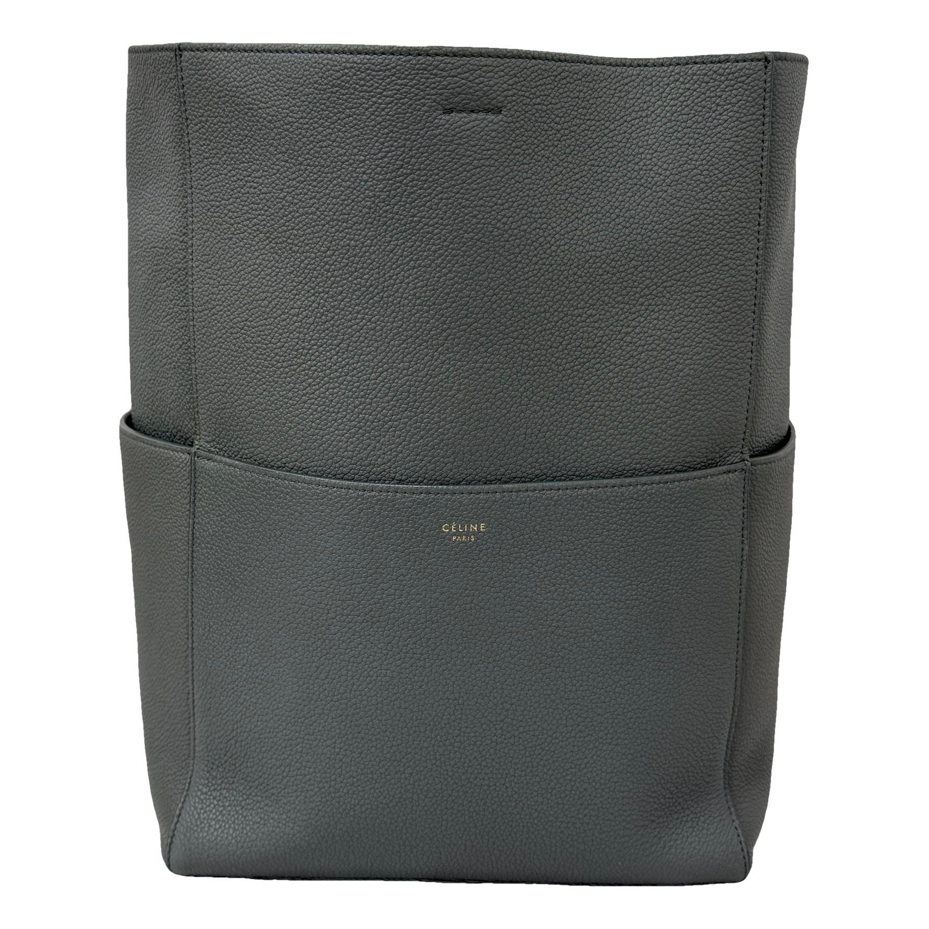 Seau Sangle leather handbag