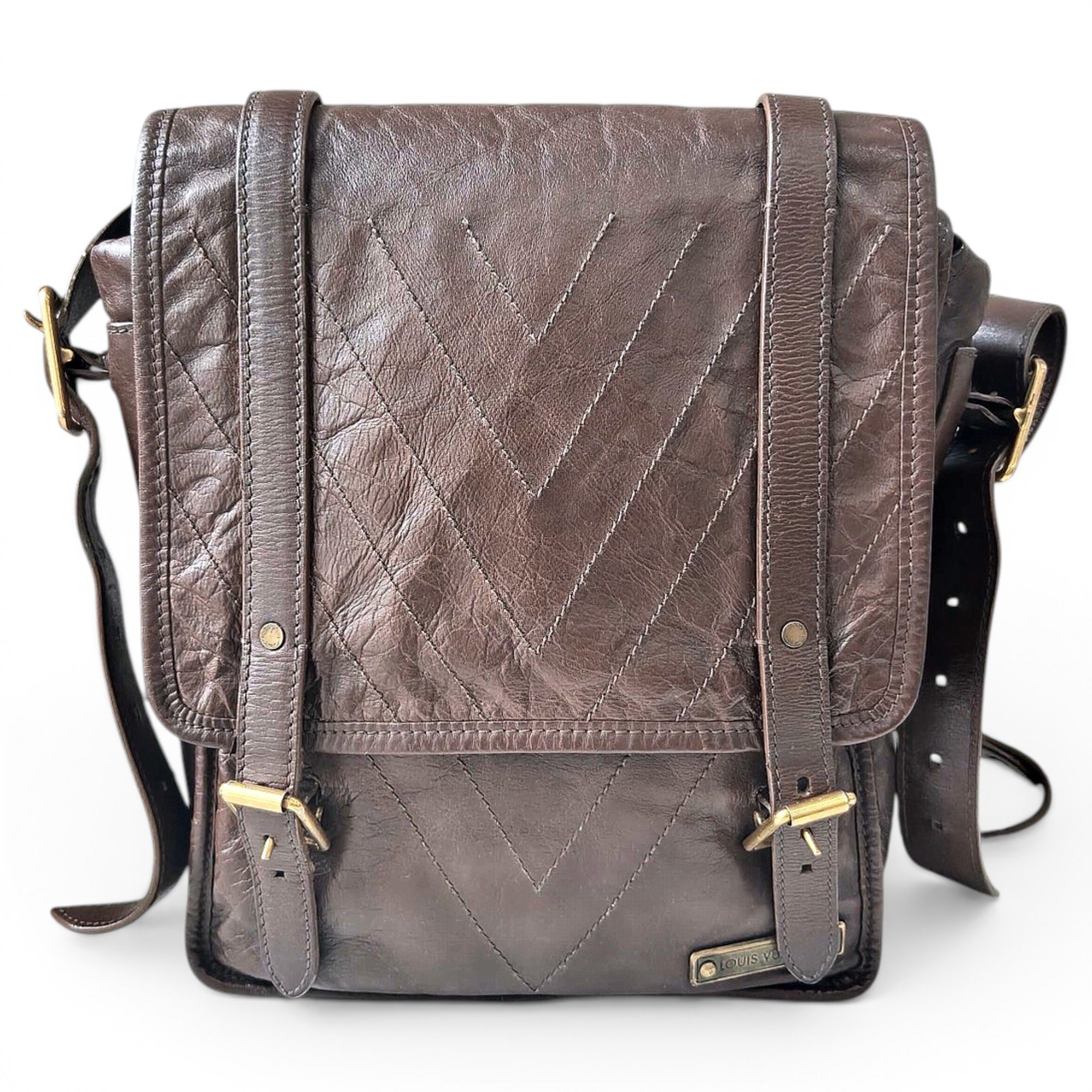 Leather handbag