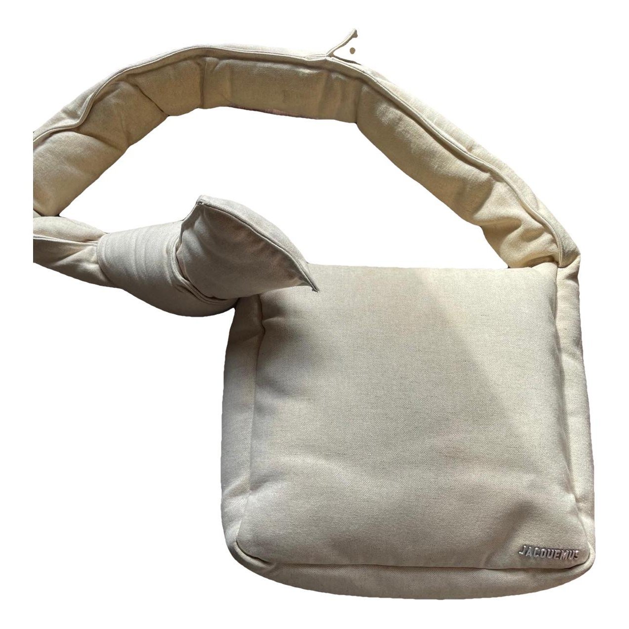 Linen crossbody bag