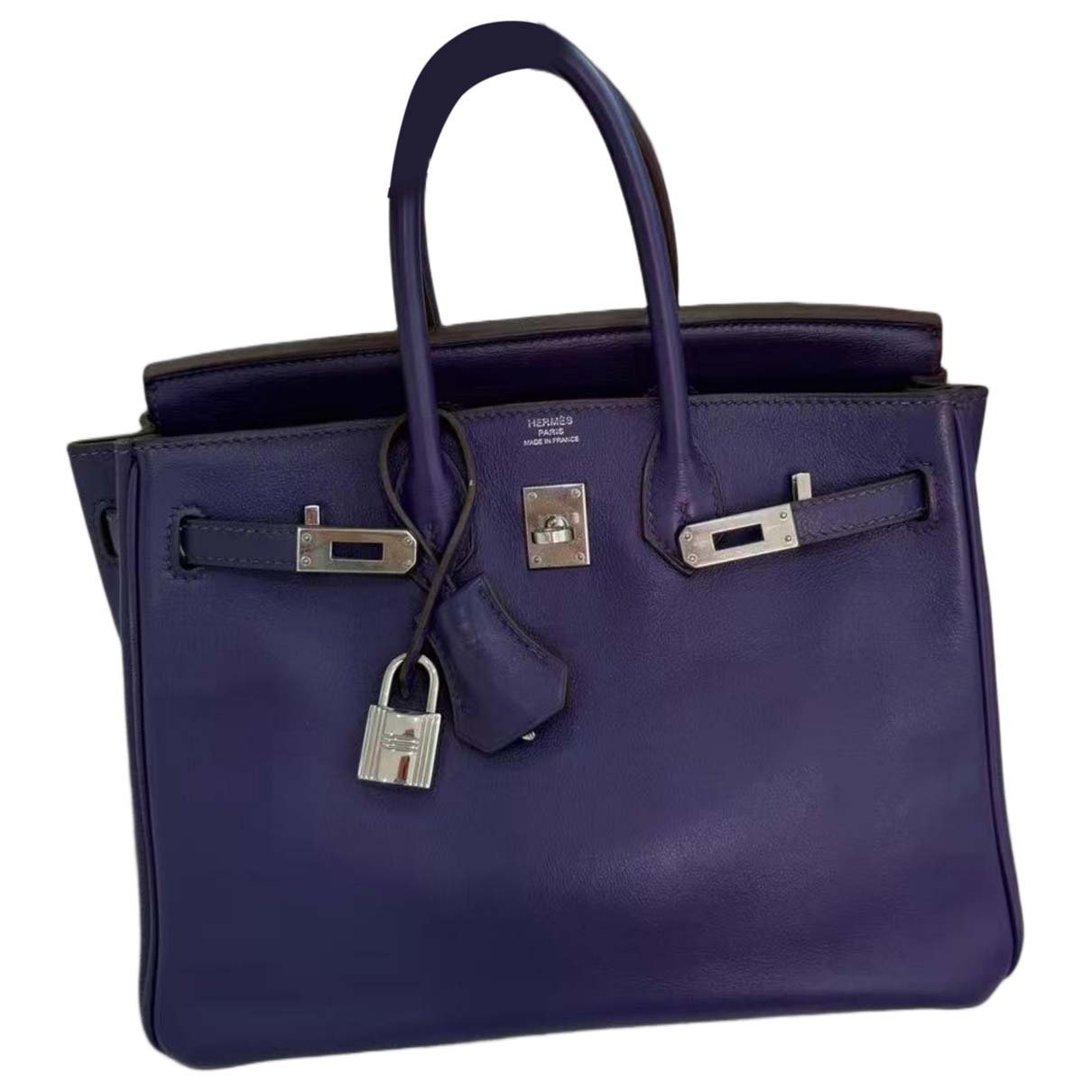 Birkin 25 leather handbag