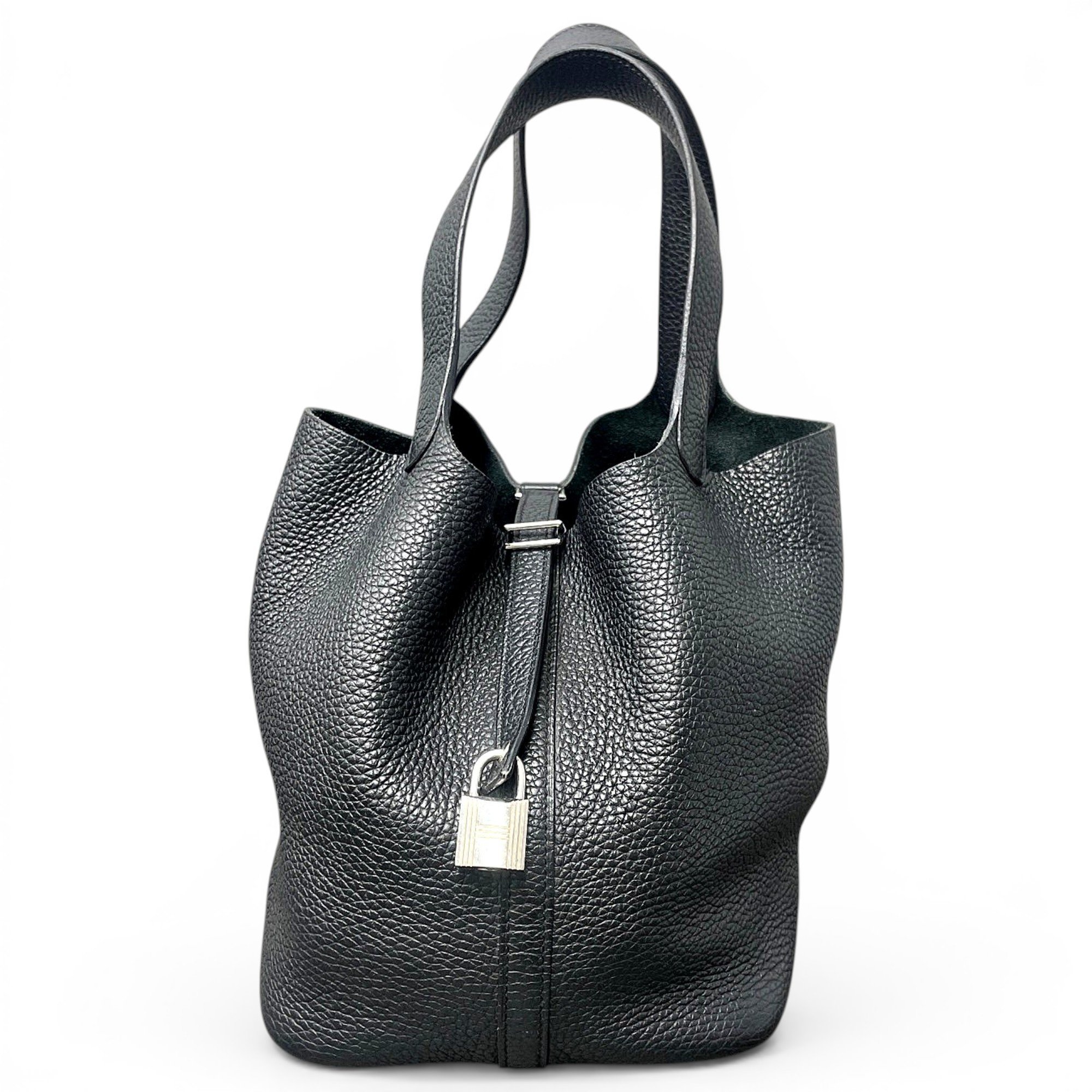 Picotin leather handbag