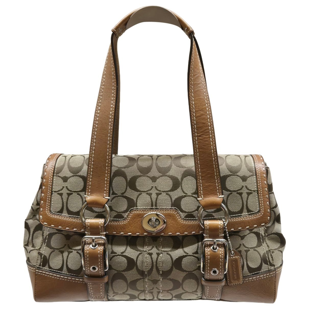 Signature Sufflette leather handbag