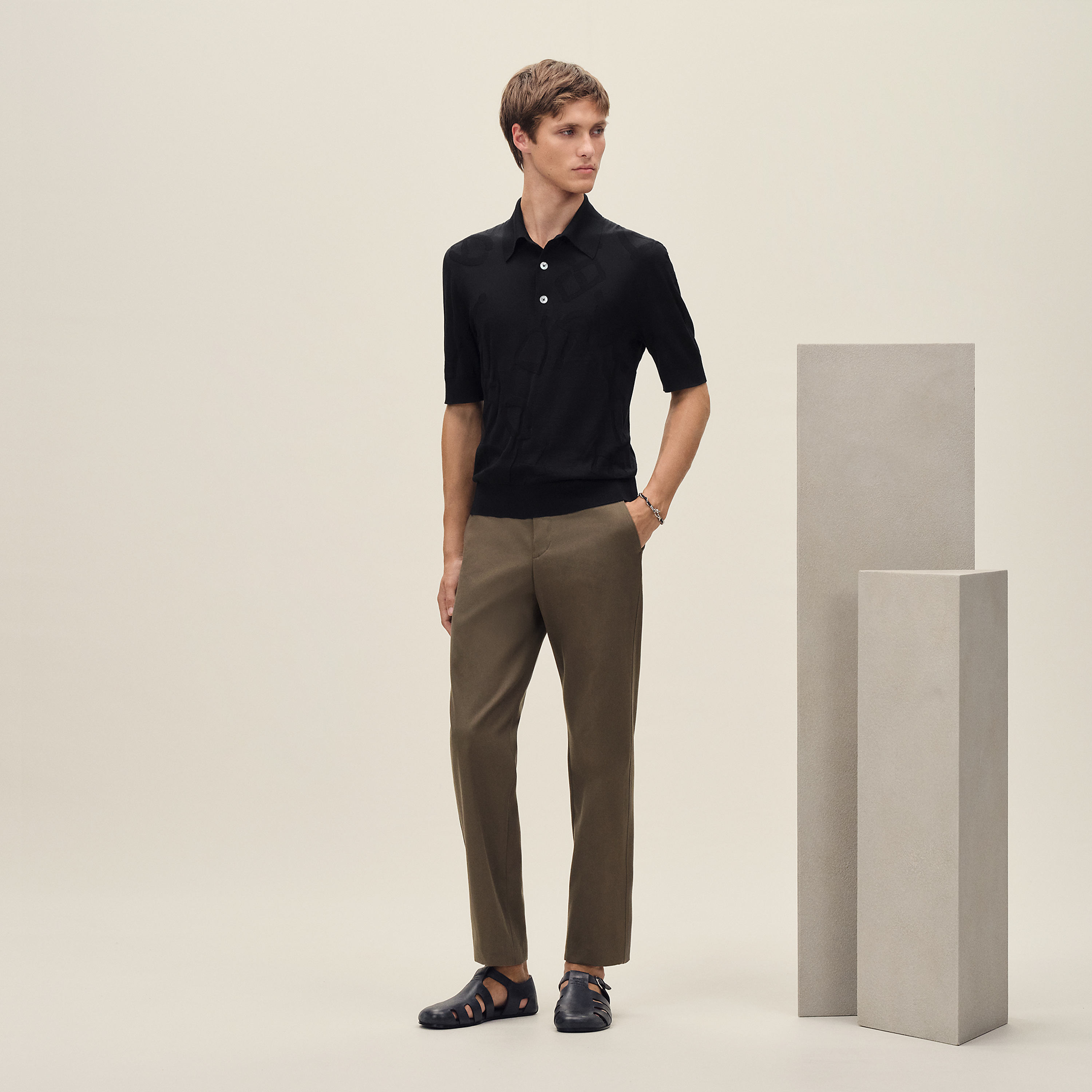 "Calligraphie Equestre" polo shirt