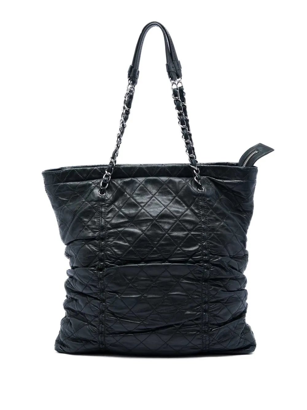 2006-2008 Quilted Lambskin North South Sharpei Shopping tote bag
