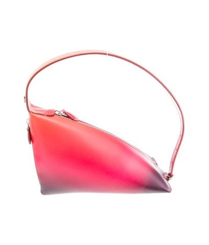 Courreges Leather Top Handle Bag