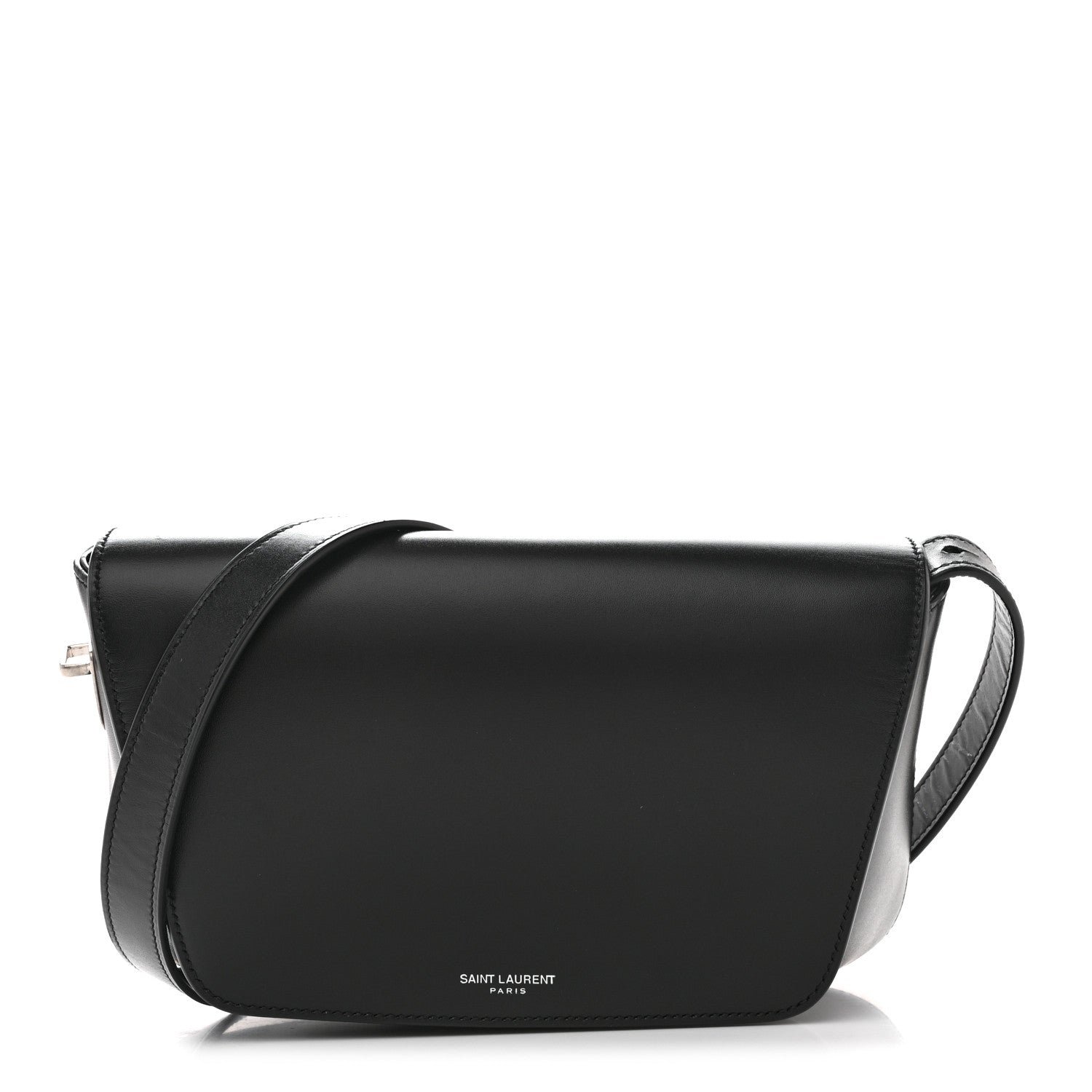 Saint Laurent Calfskin Crossbody Black