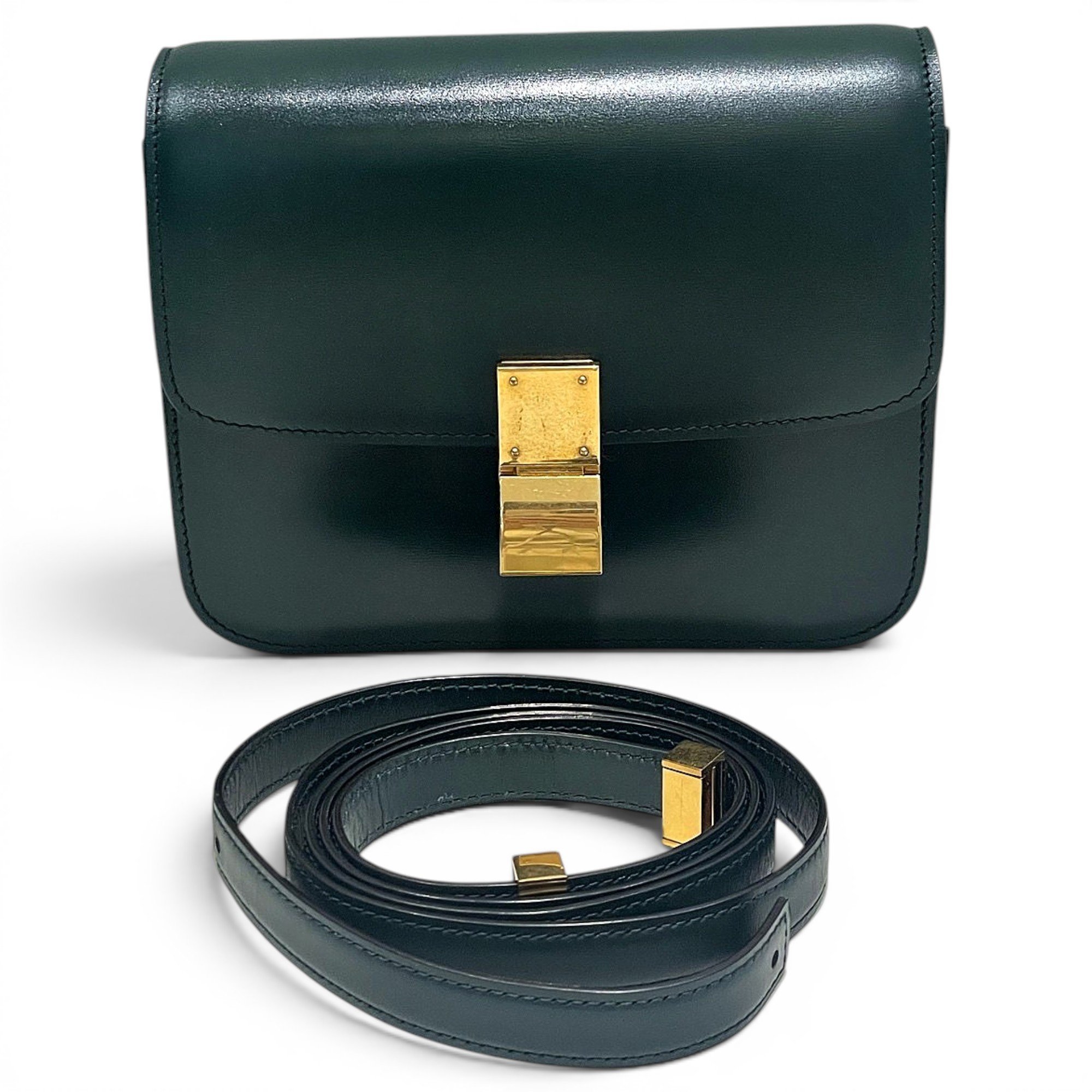 Classic leather handbag