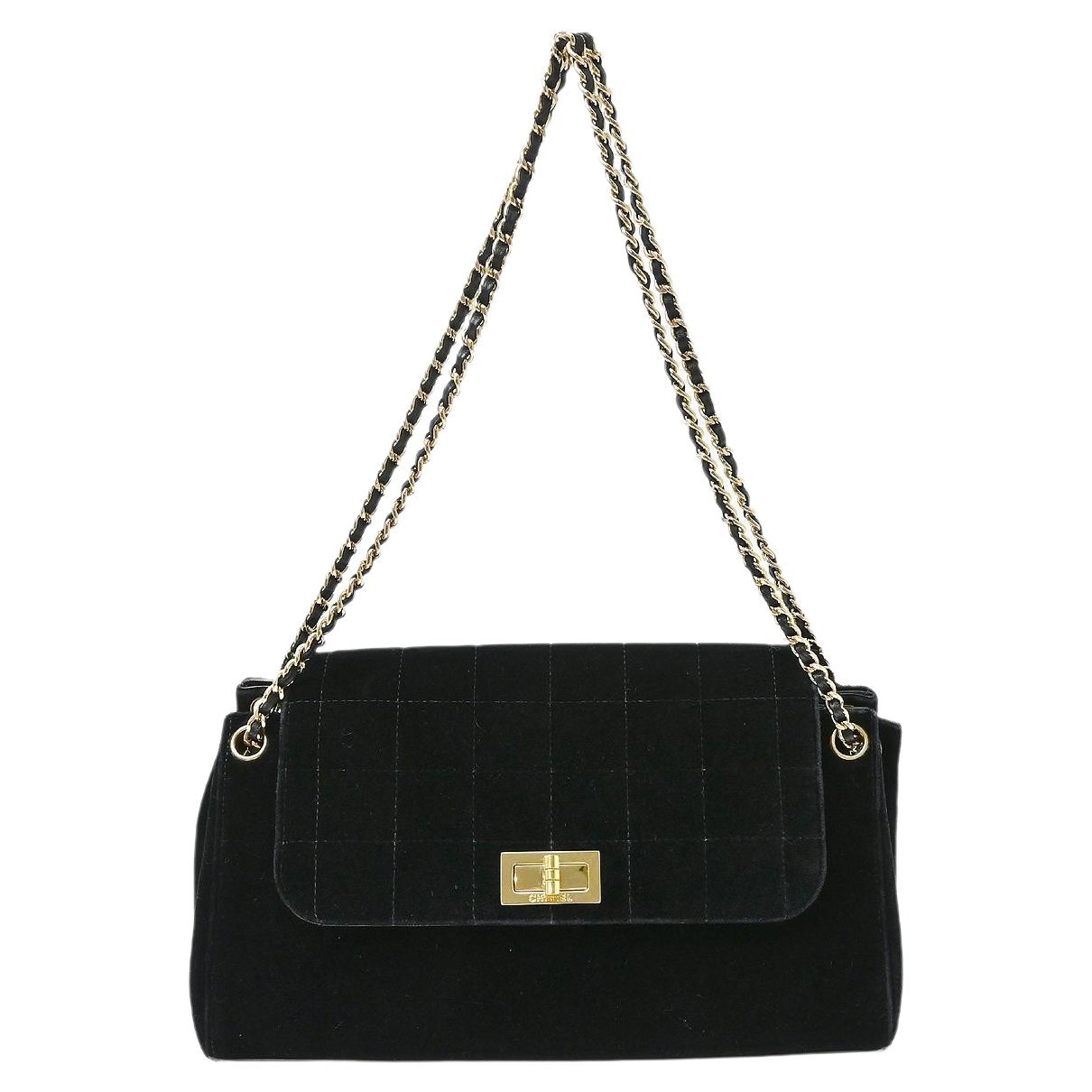 Mademoiselle velvet handbag