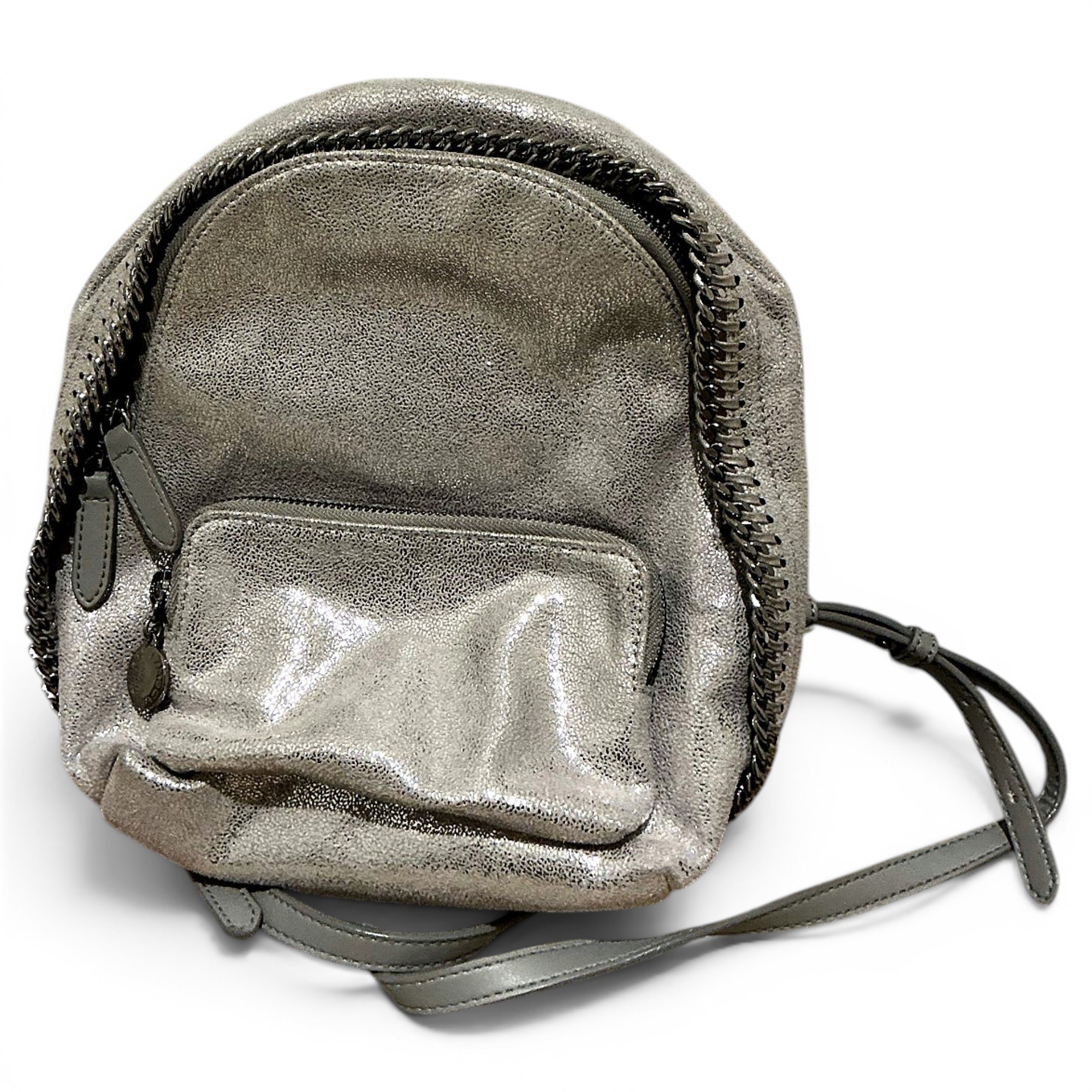 Vegan leather backpack