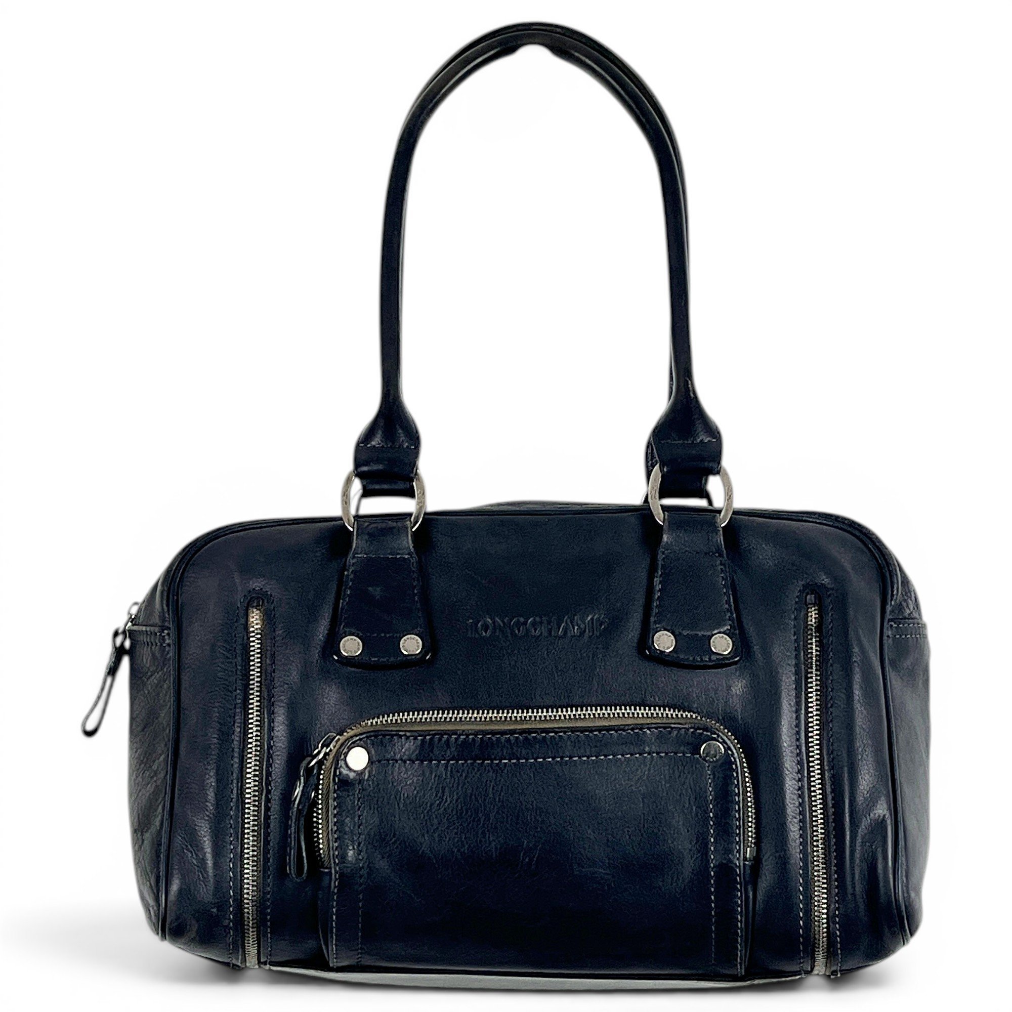 Leather handbag