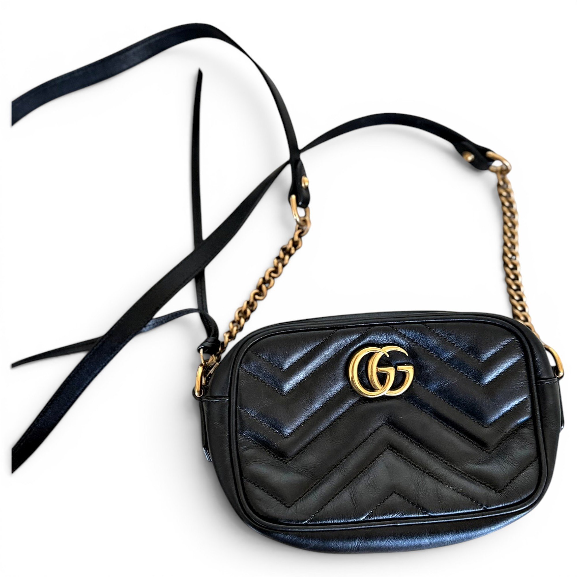 GG Marmont leather crossbody bag