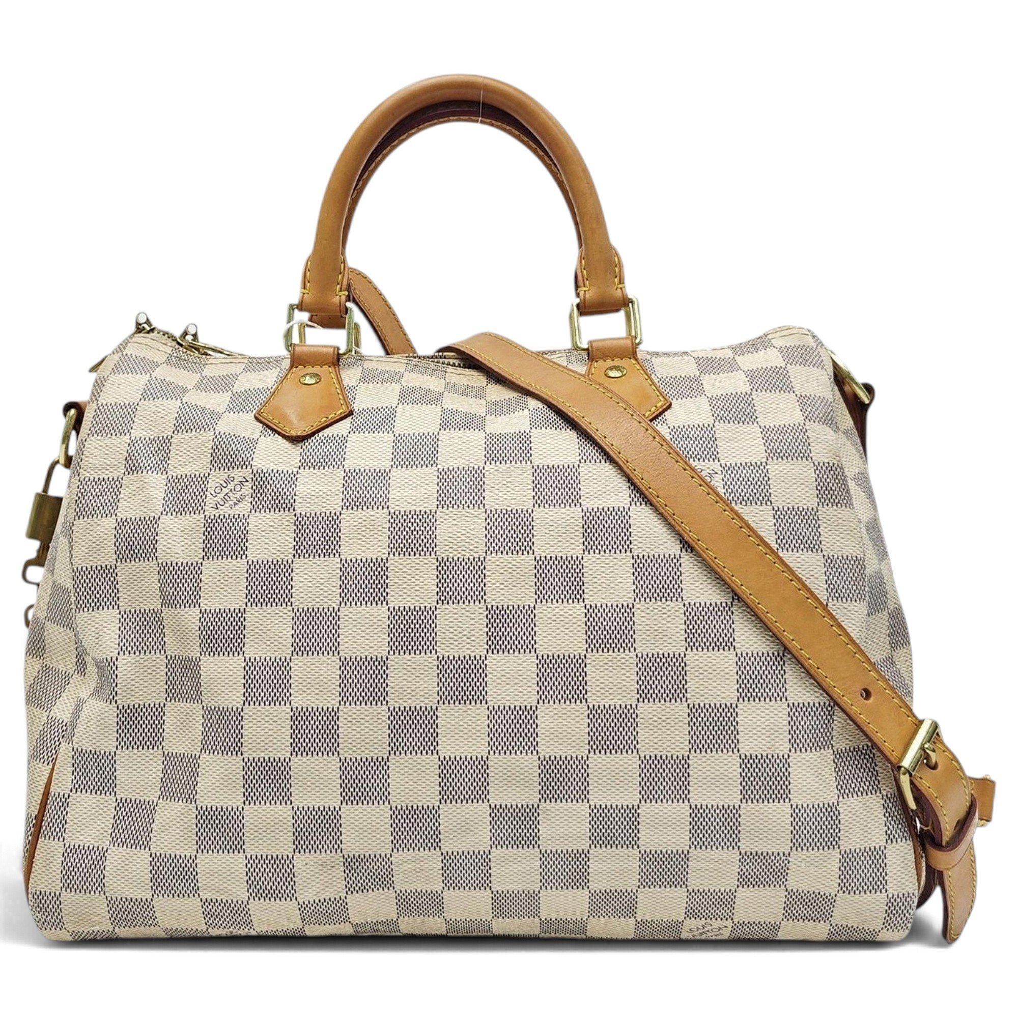 Nano Speedy / Mini HL leather handbag