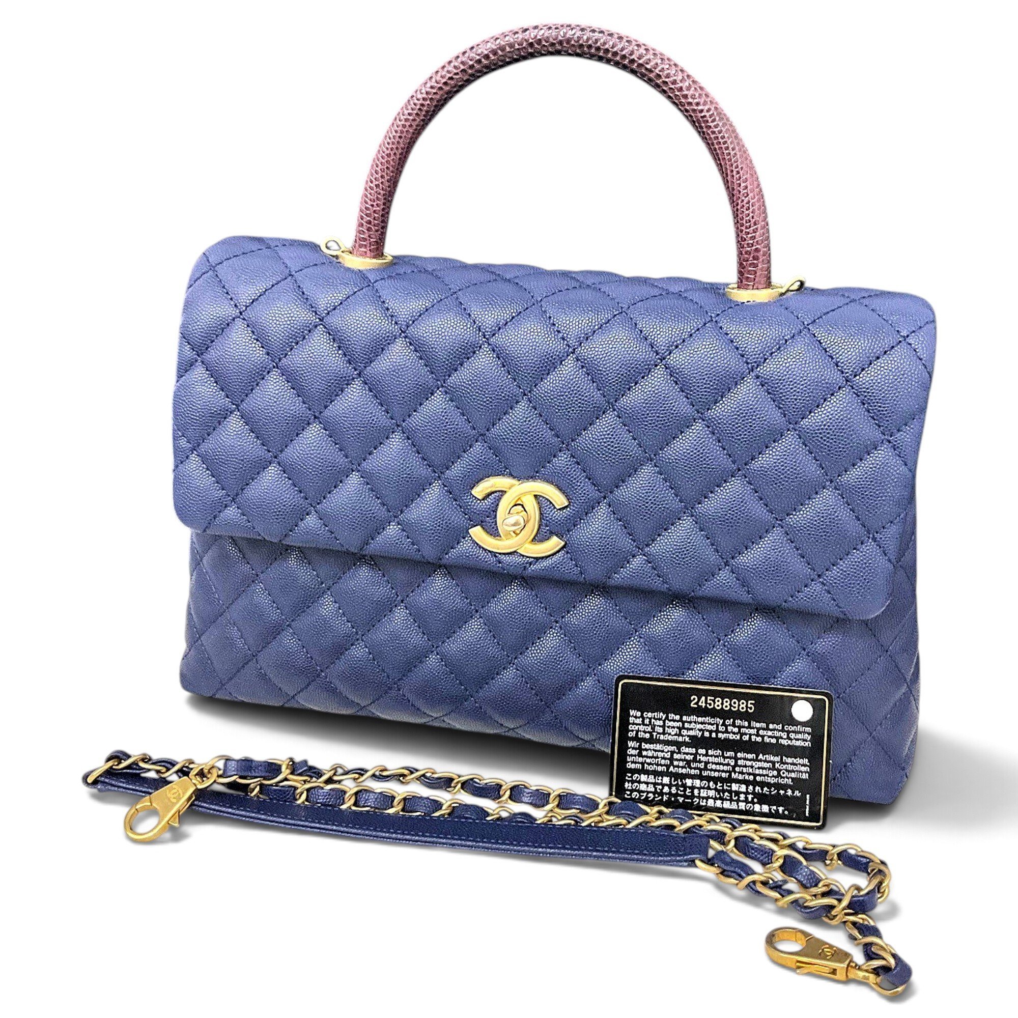 Coco Handle leather handbag