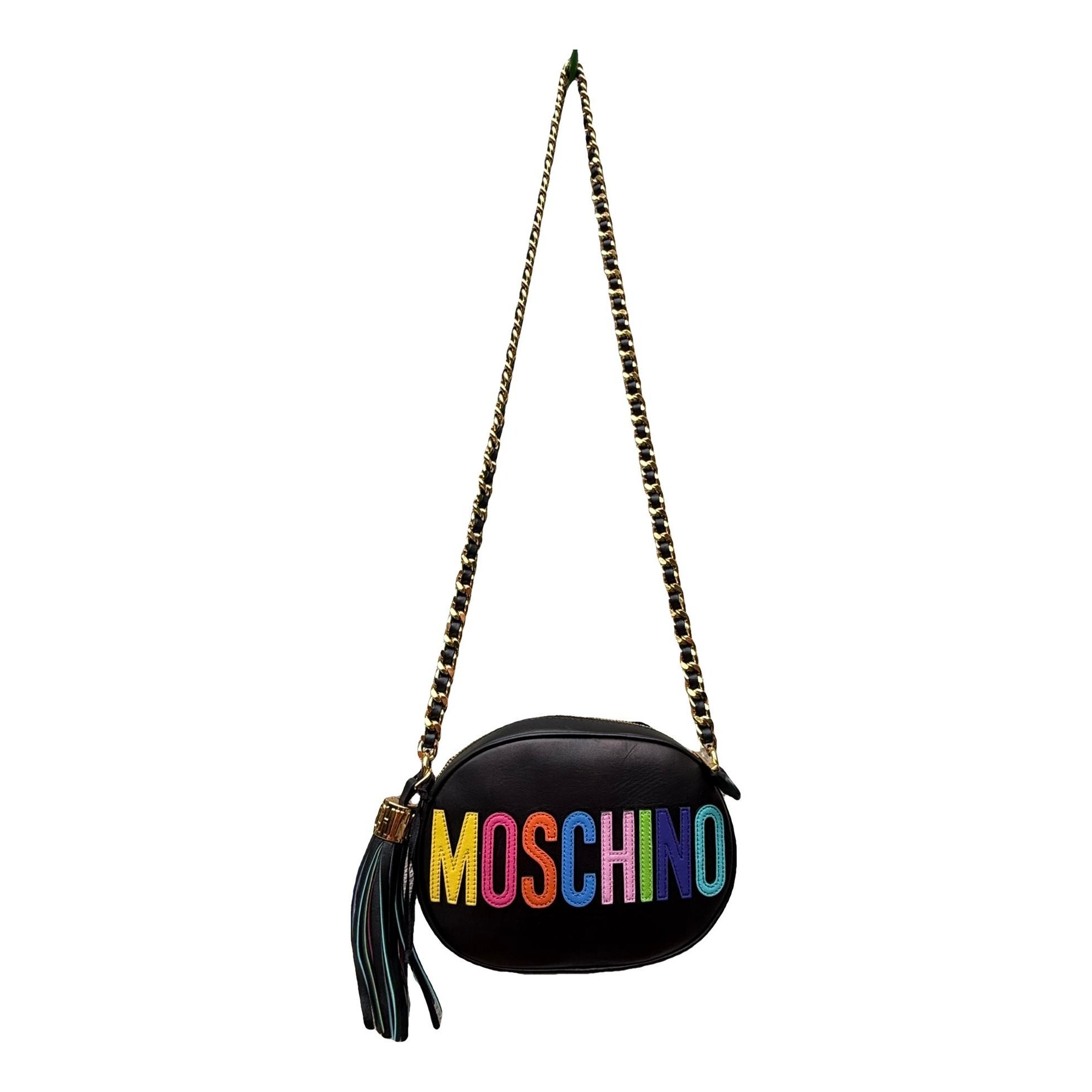 Leather clutch bag