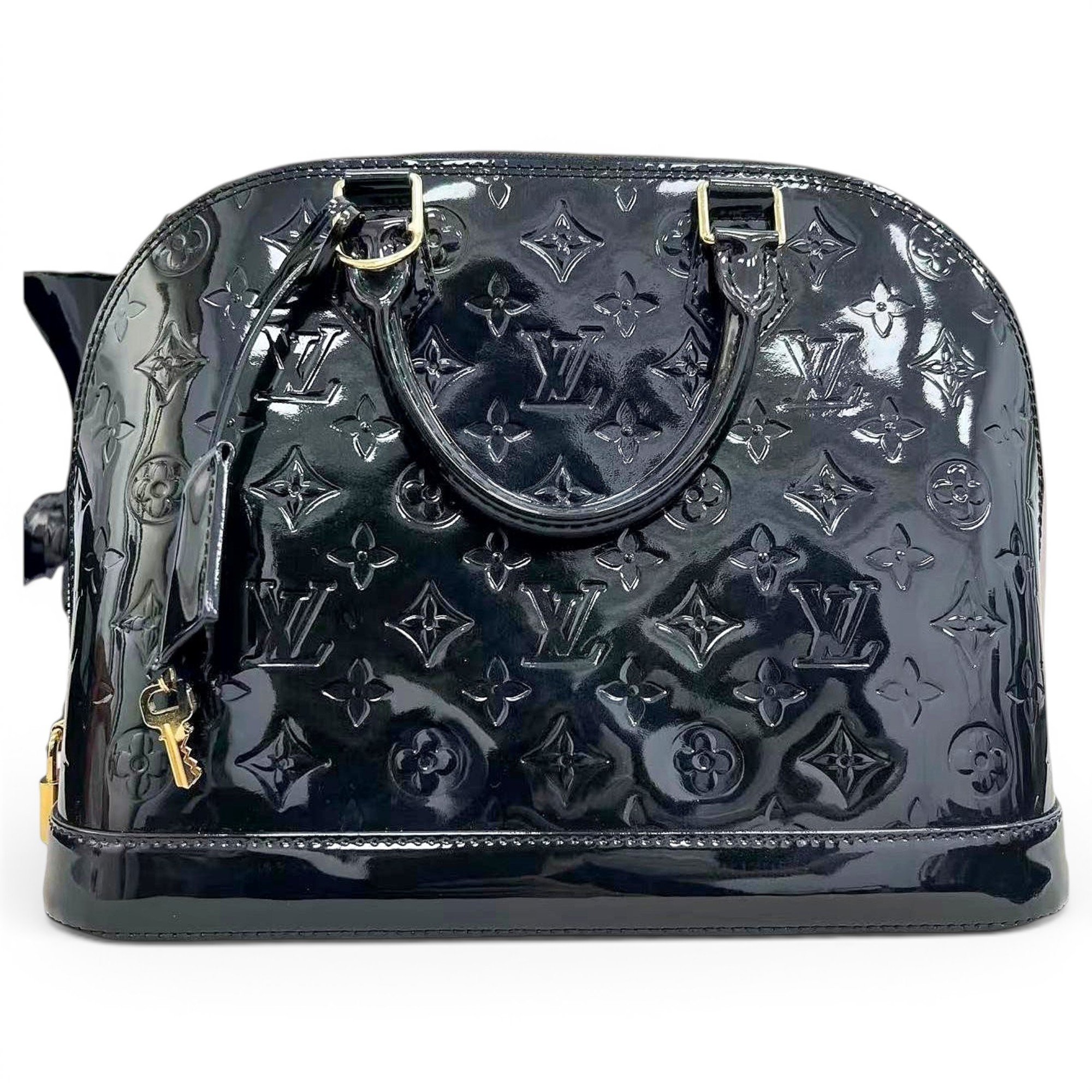 Alma patent leather handbag