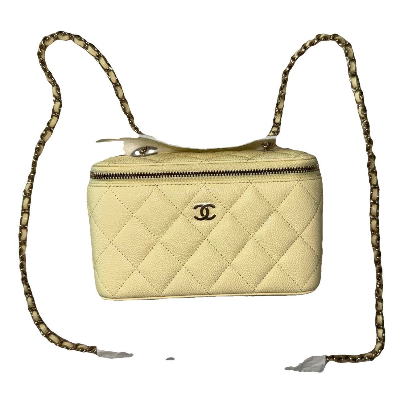 Vanity leather handbag