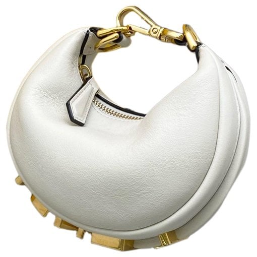 Fendigraphy leather handbag