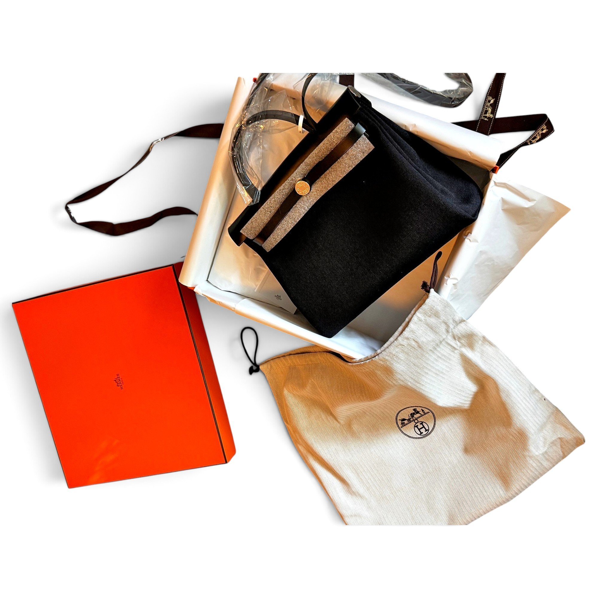 Herbag leather handbag