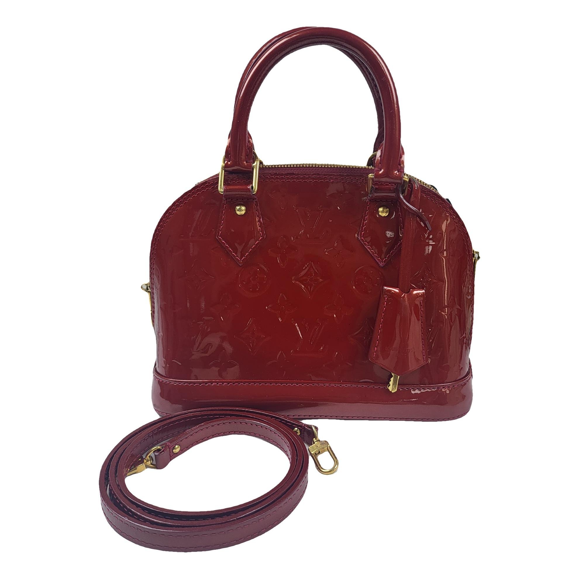 Alma BB patent leather handbag