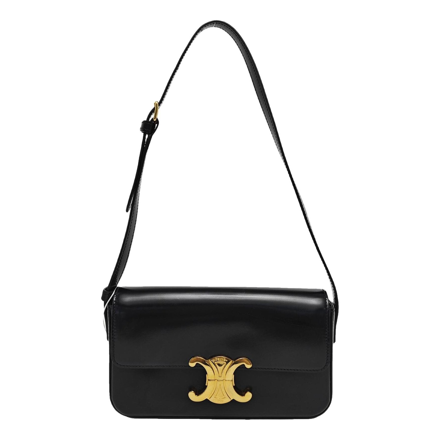 Triomphe leather handbag