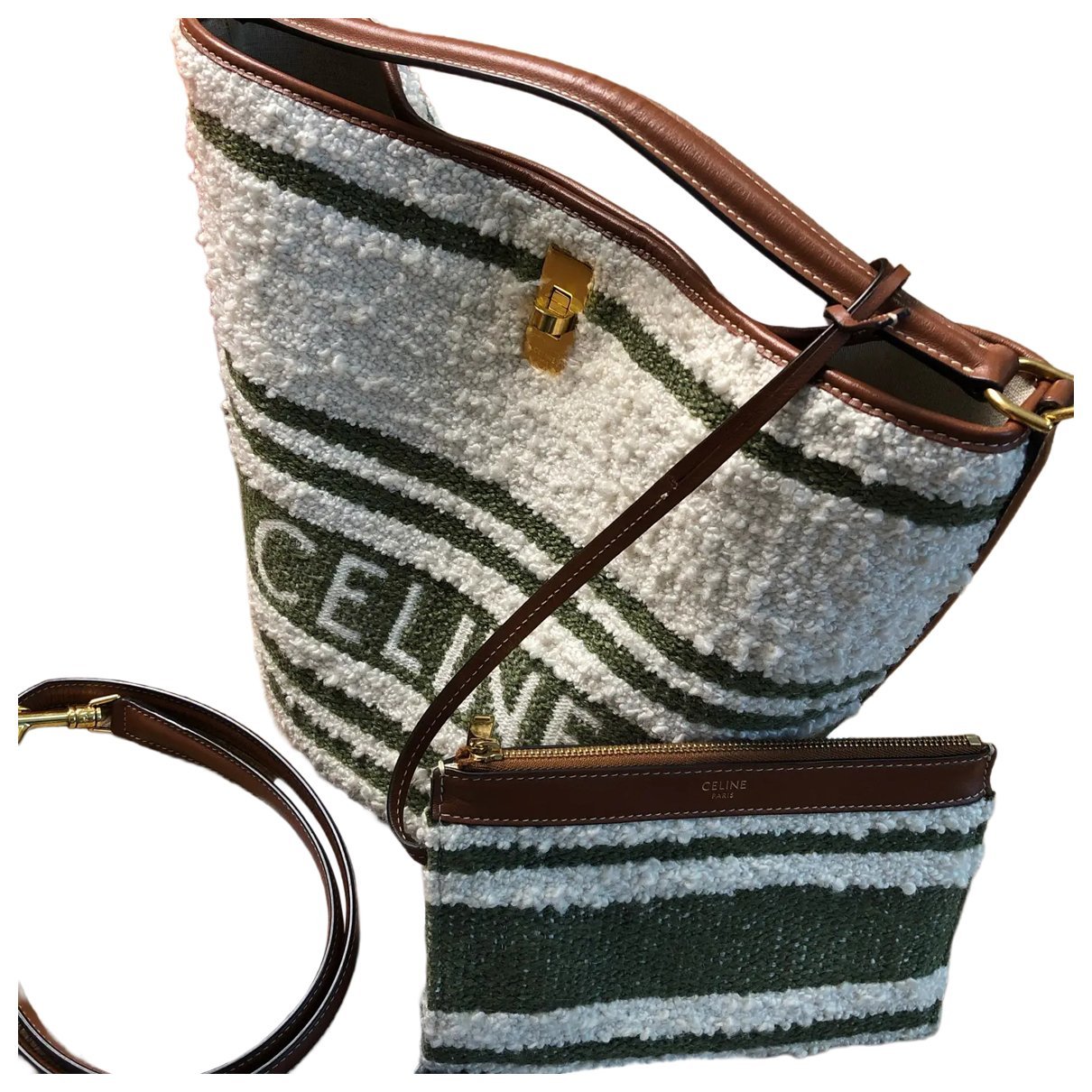 Wool crossbody bag