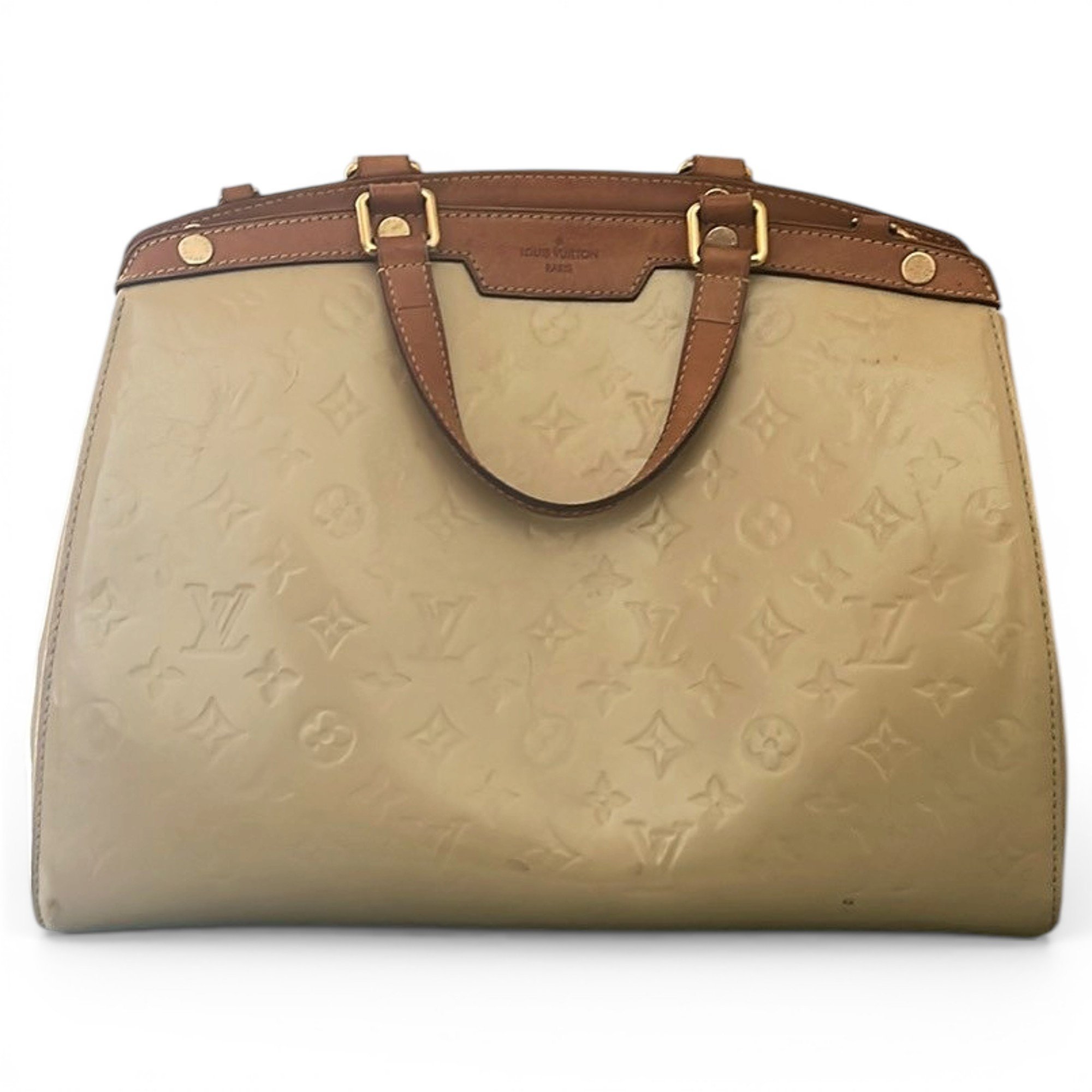 Bréa patent leather handbag