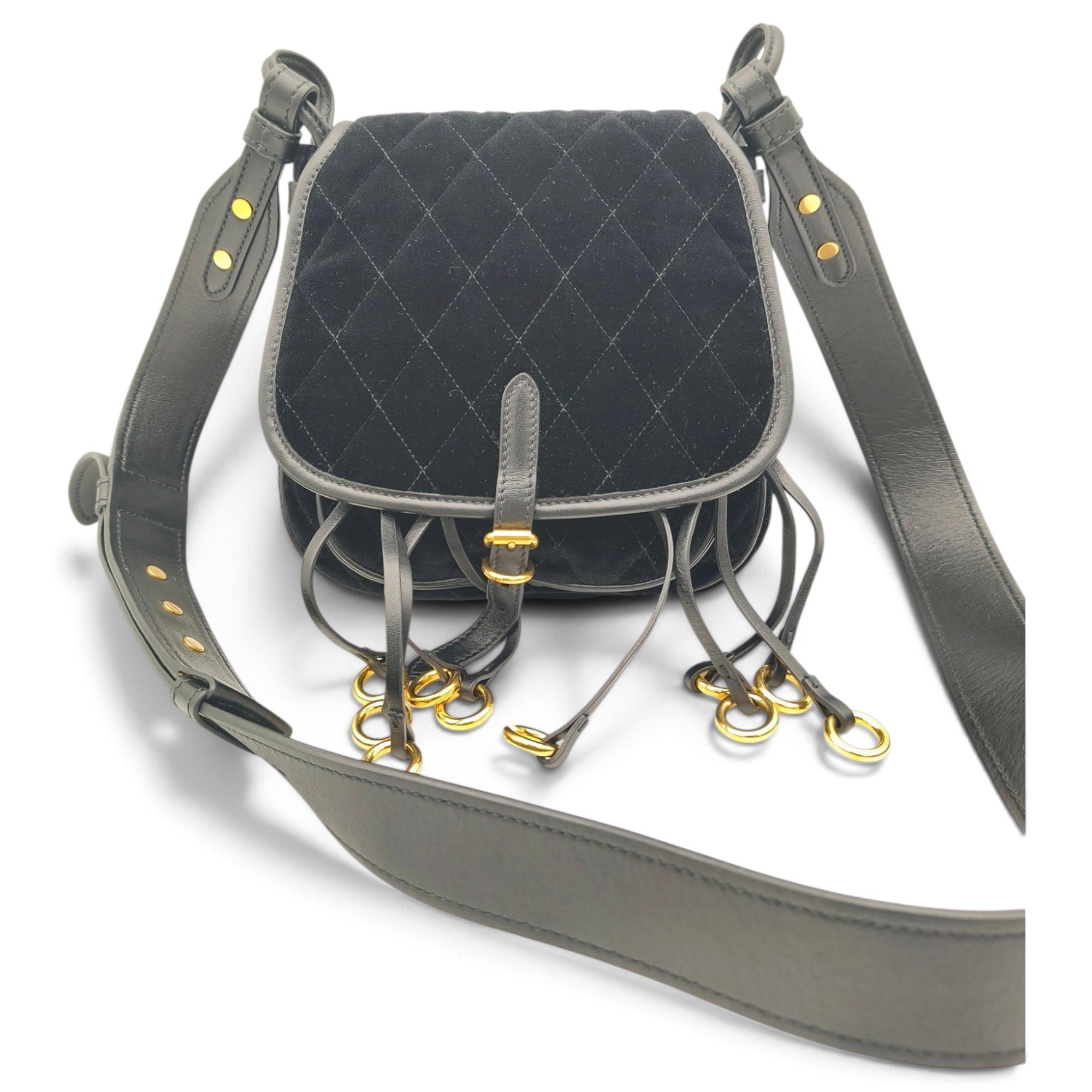Corsaire velvet crossbody bag