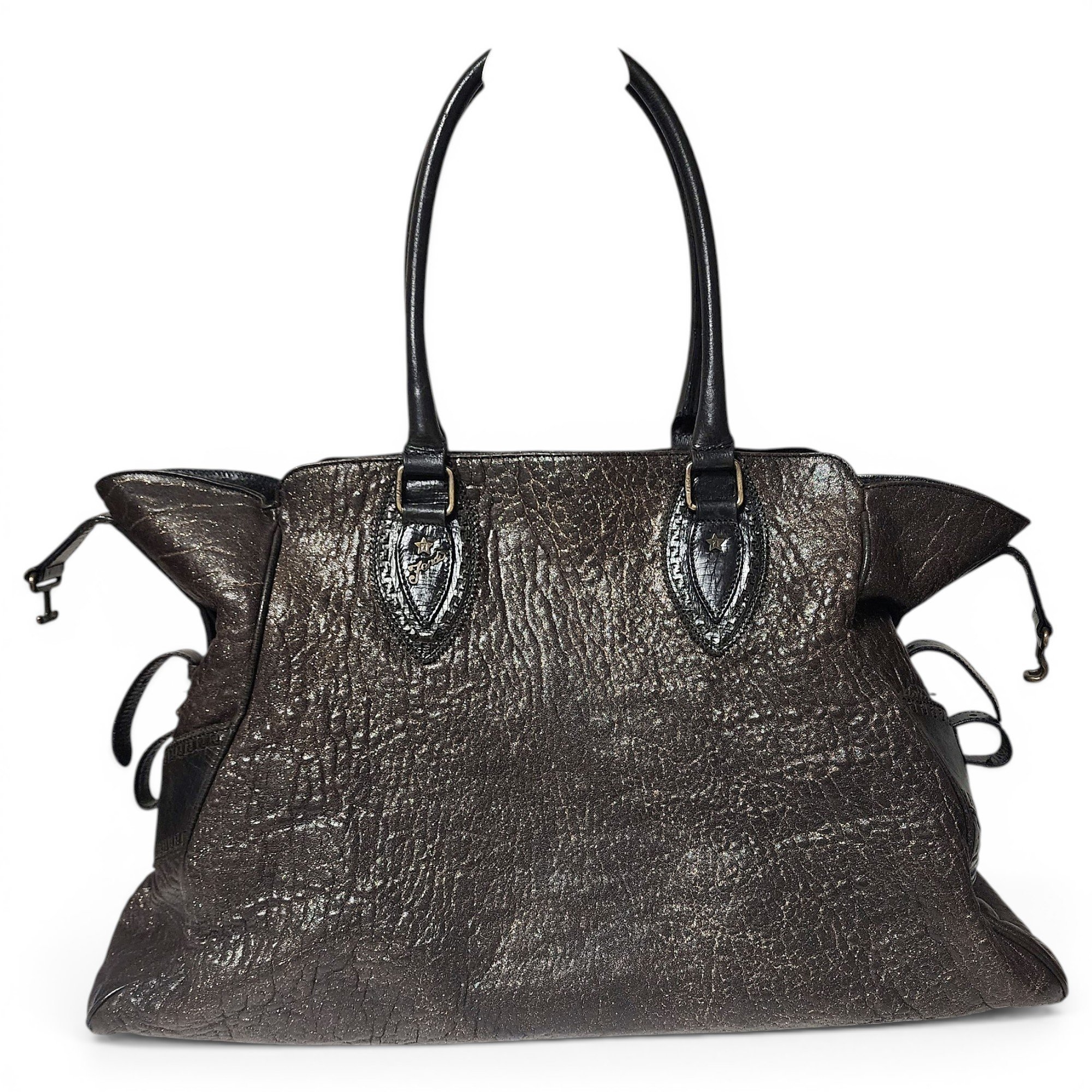 Leather handbag
