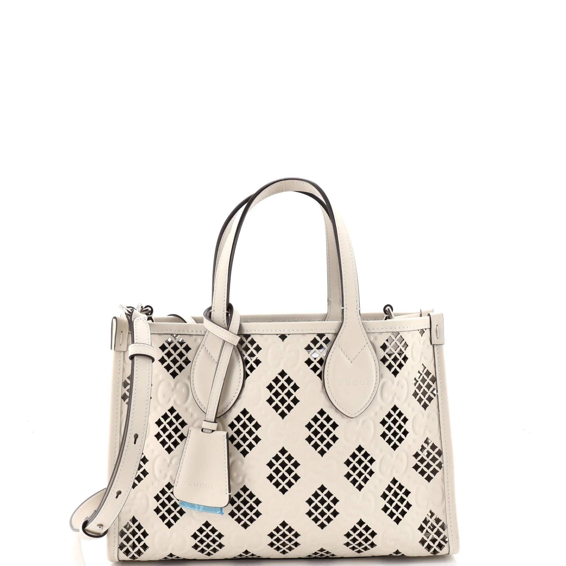 Leather tote