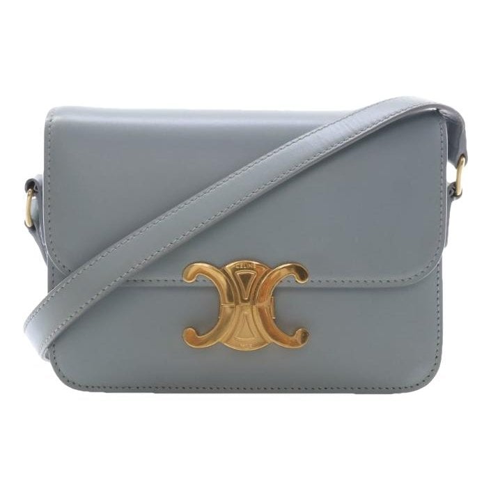 Triomphe leather crossbody bag