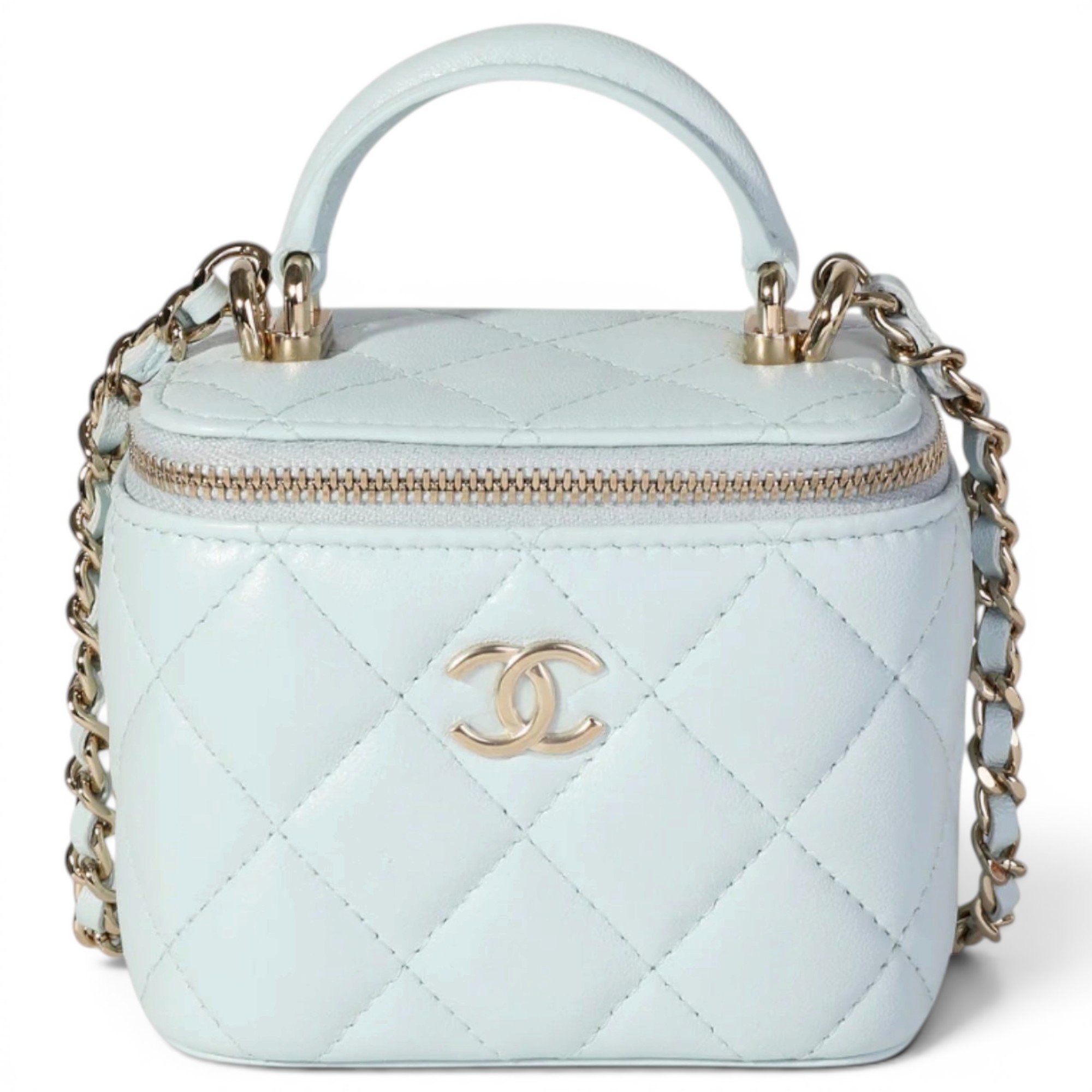 Vanity leather mini bag