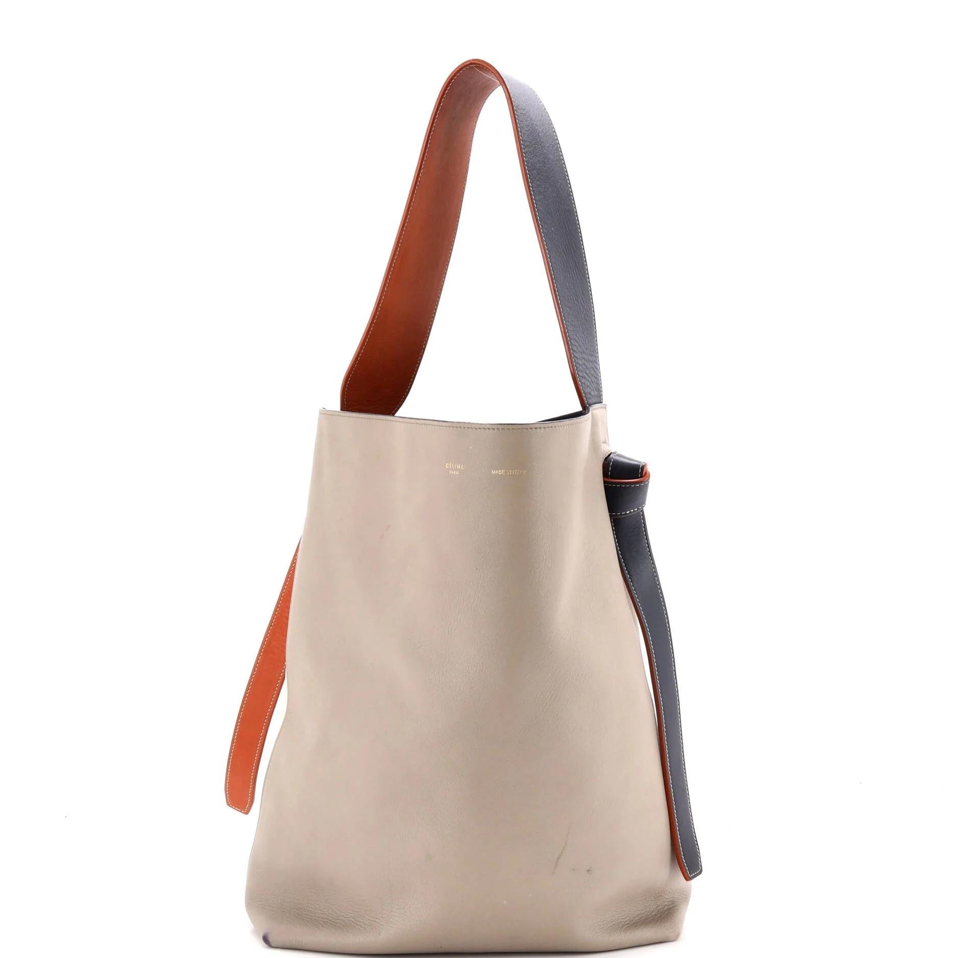 Leather tote