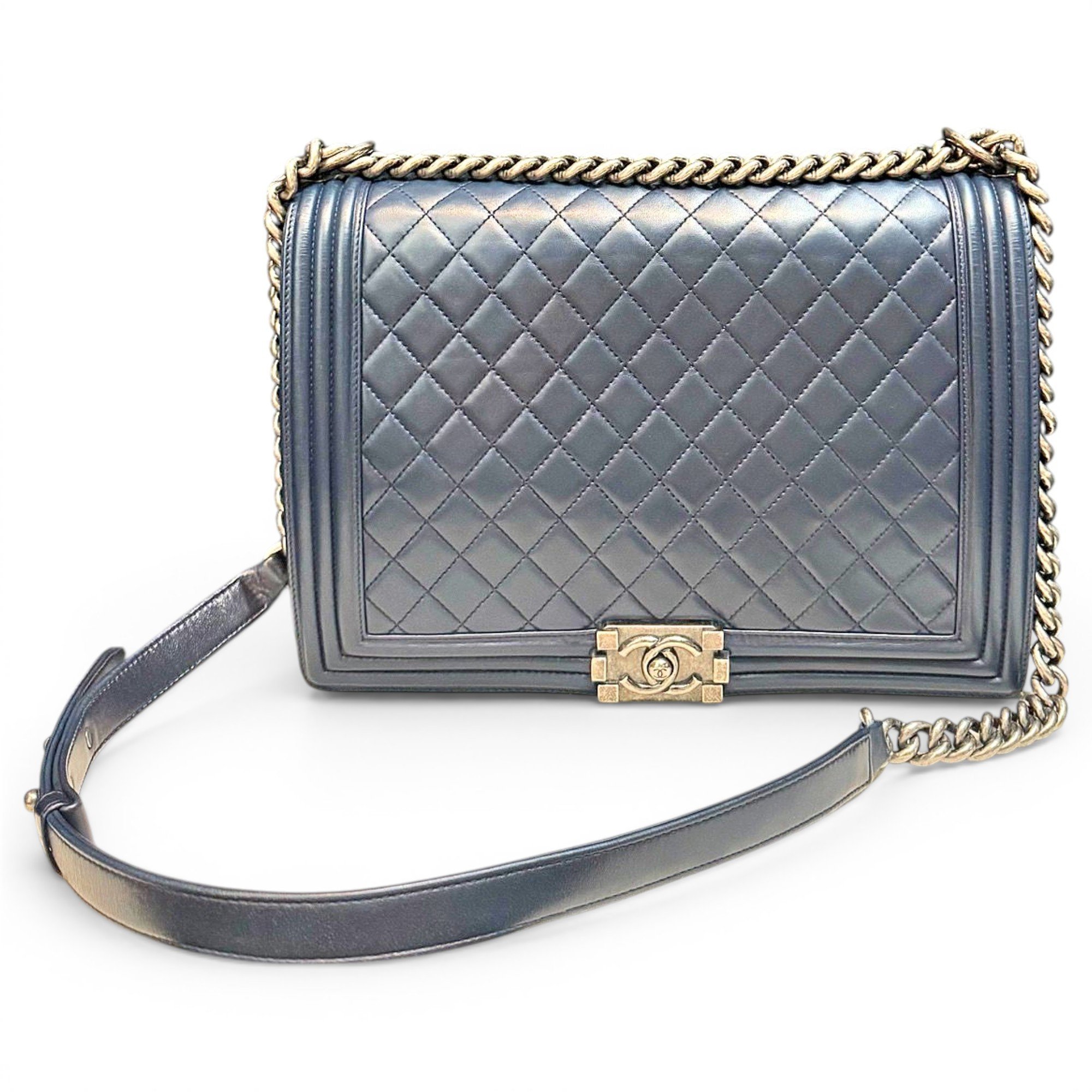 Boy leather crossbody bag