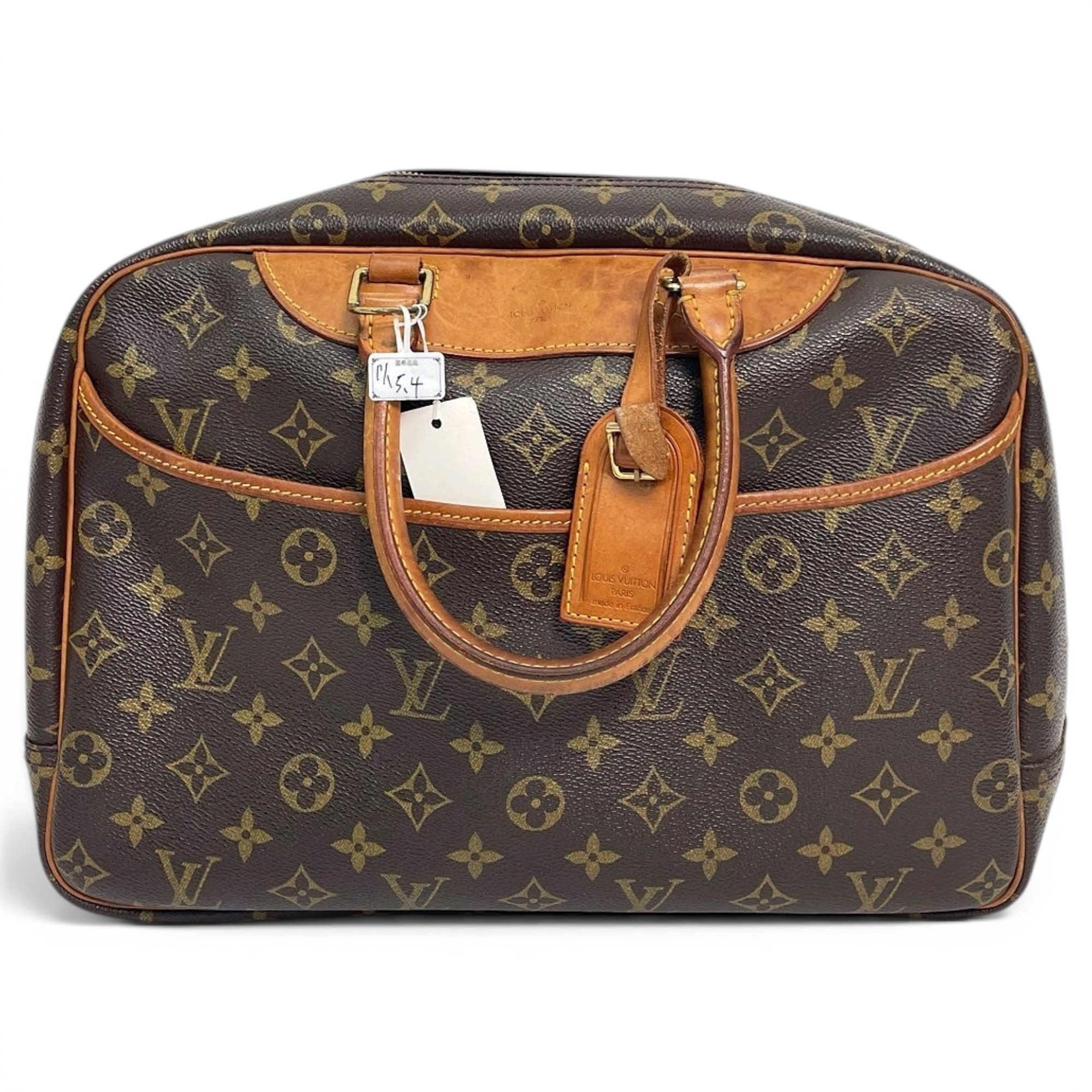Louis Vuitton Deauville leather handbag