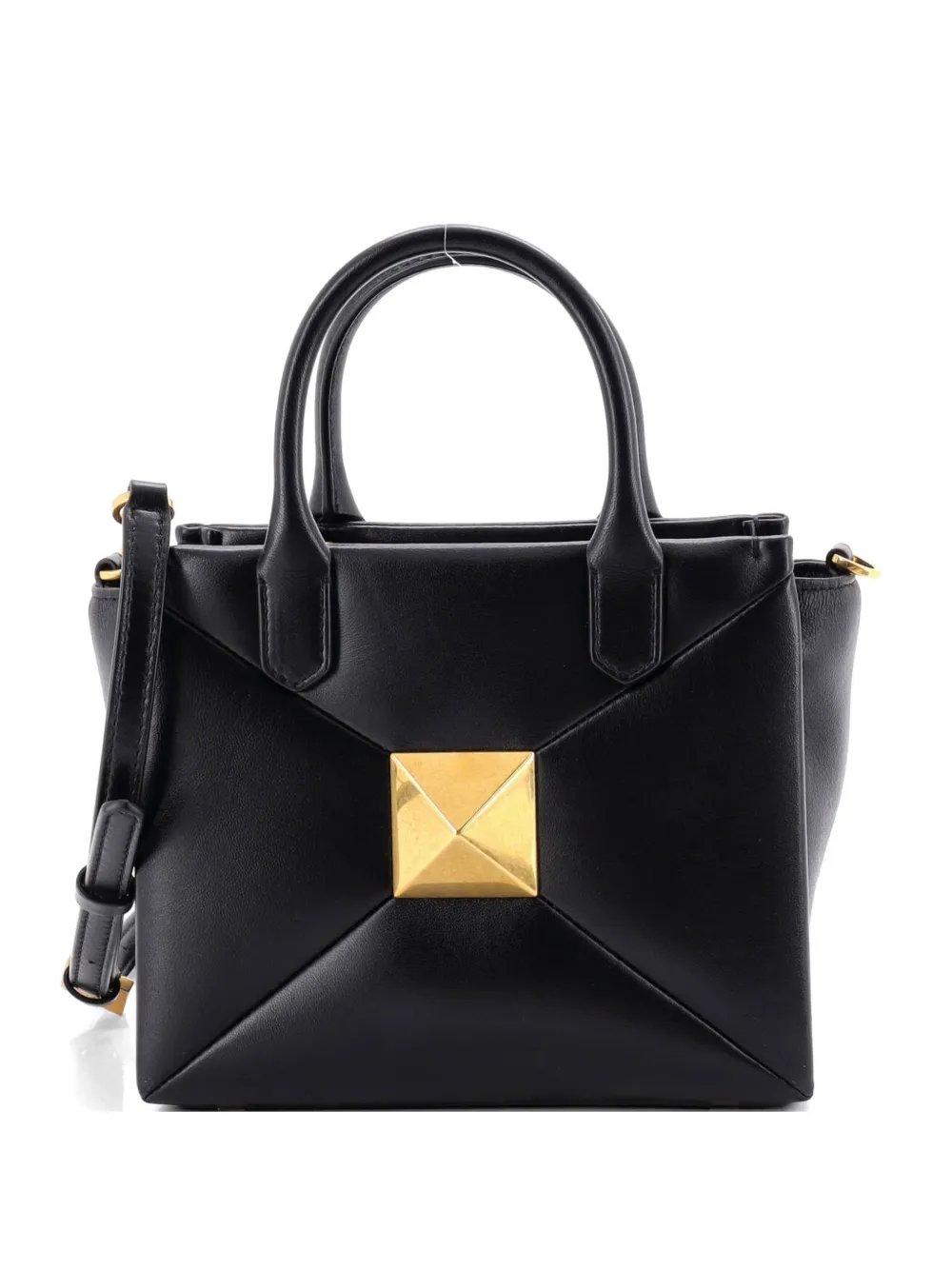 One Stud Top Handle Bag Leather Small crossbody bag