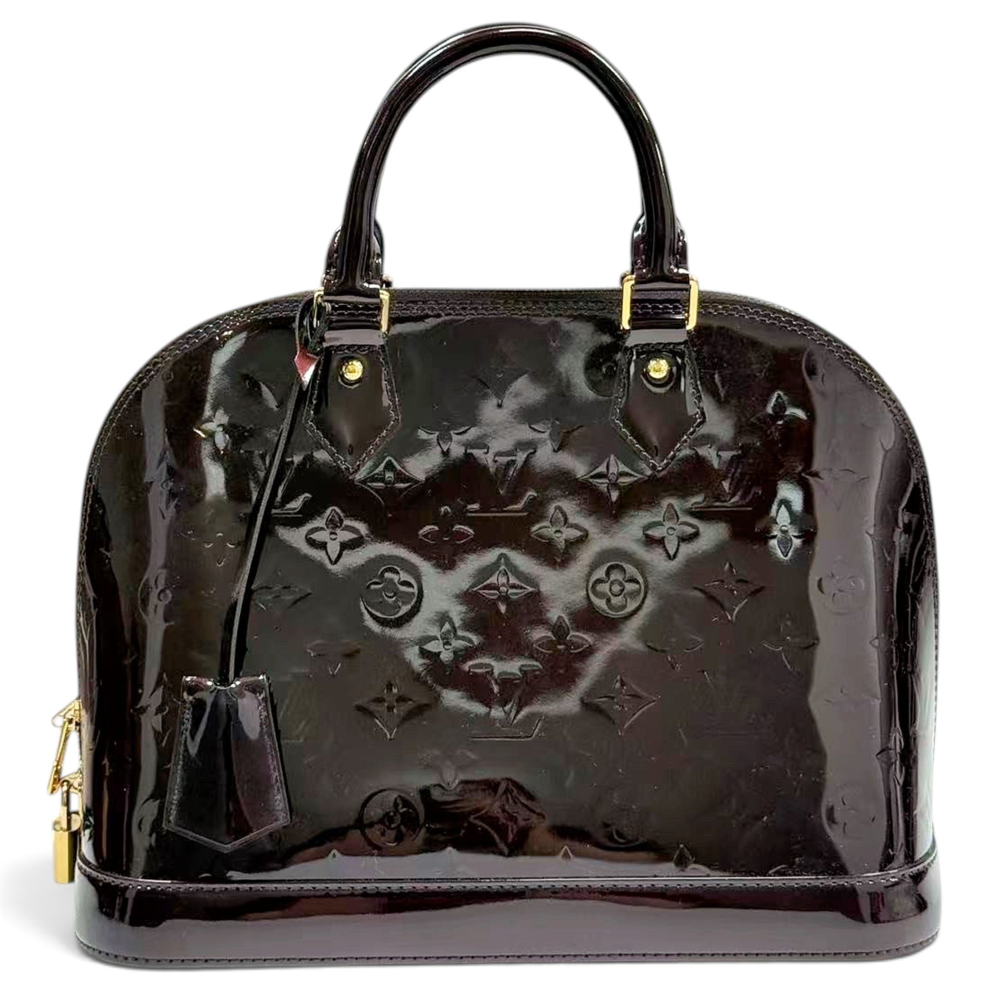 Alma patent leather handbag