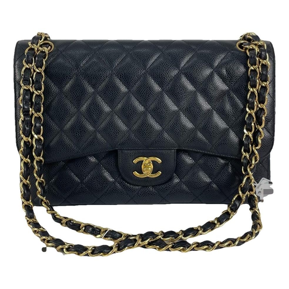 Trendy CC Flap leather handbag