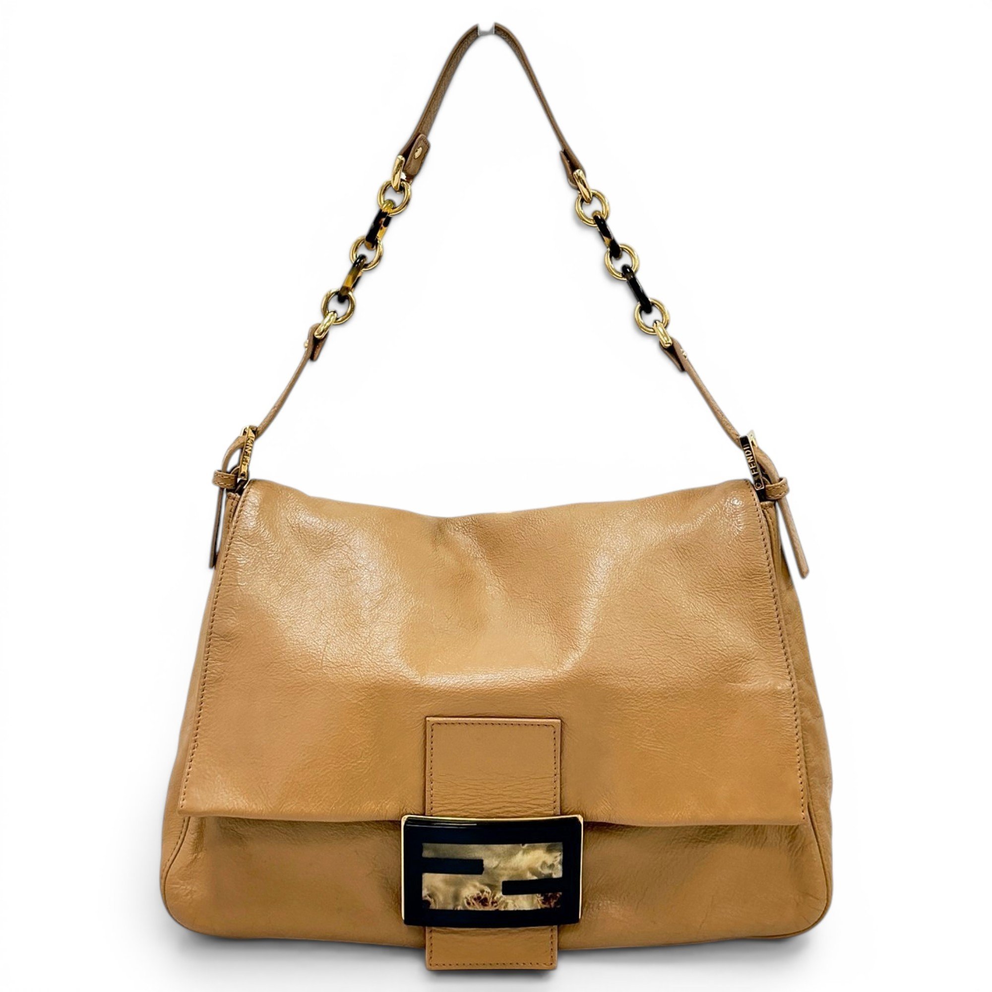 Baguette leather handbag