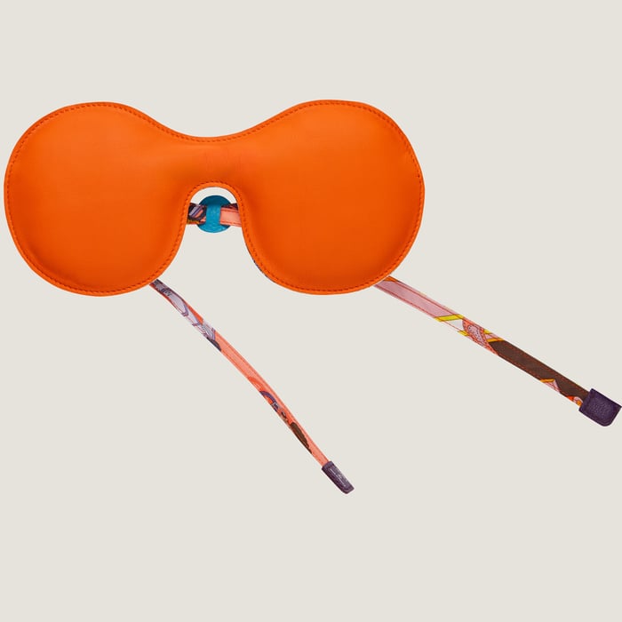 Warm Colors Not Sleepy Round Travel Mask