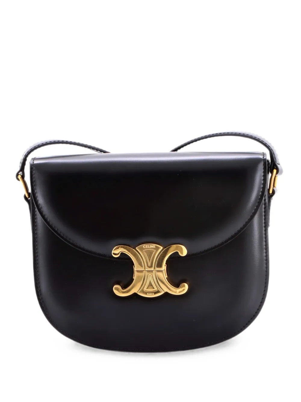 Triomphe Besace Clea Flap Bag Leather shoulder bag