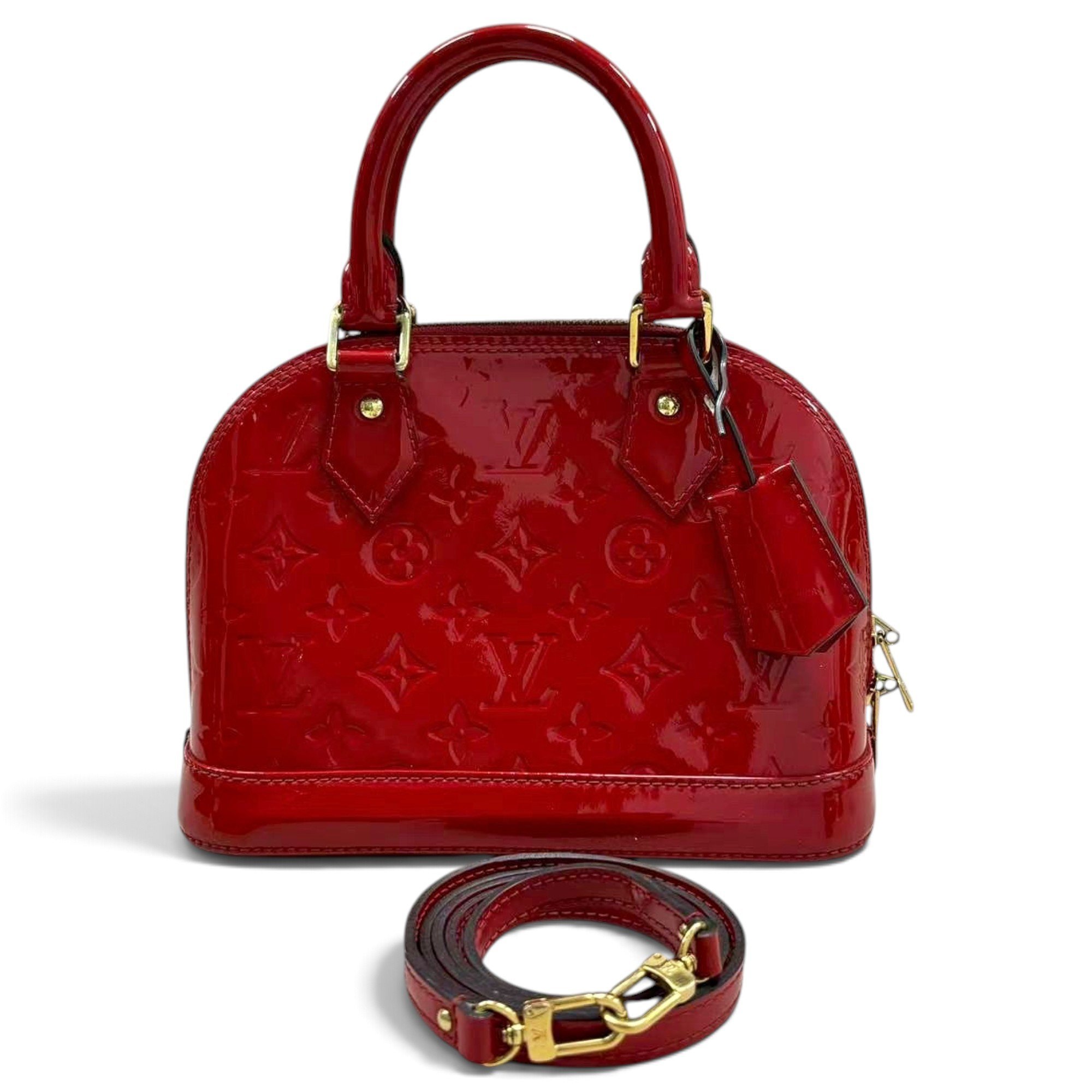 Alma BB patent leather handbag