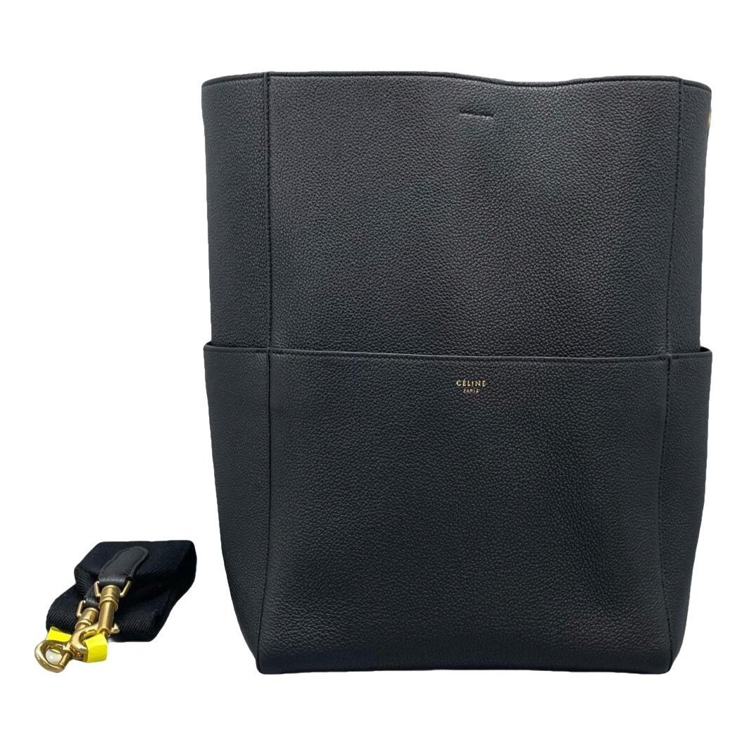 Seau Sangle leather tote