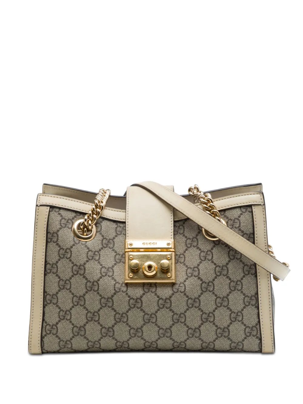 2016-2026 Small GG Supreme Padlock tote bag