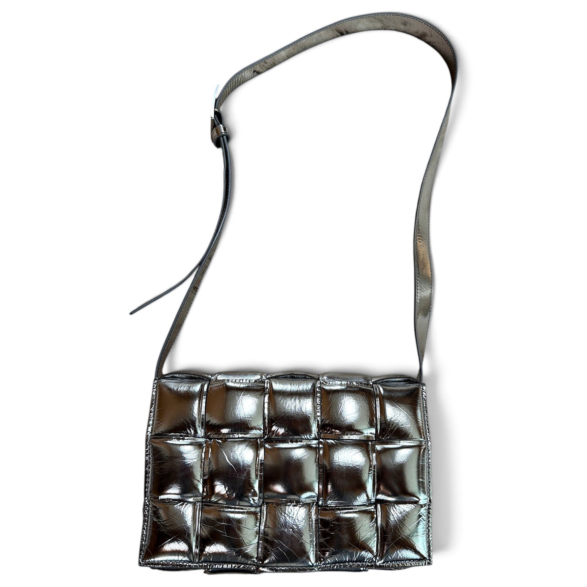 Cassette Padded leather handbag